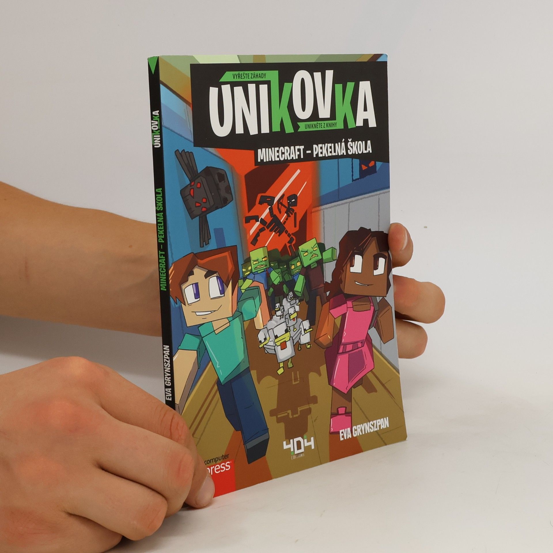 Eva Grynszpan Únikovka. Minecraft - pekelná škola