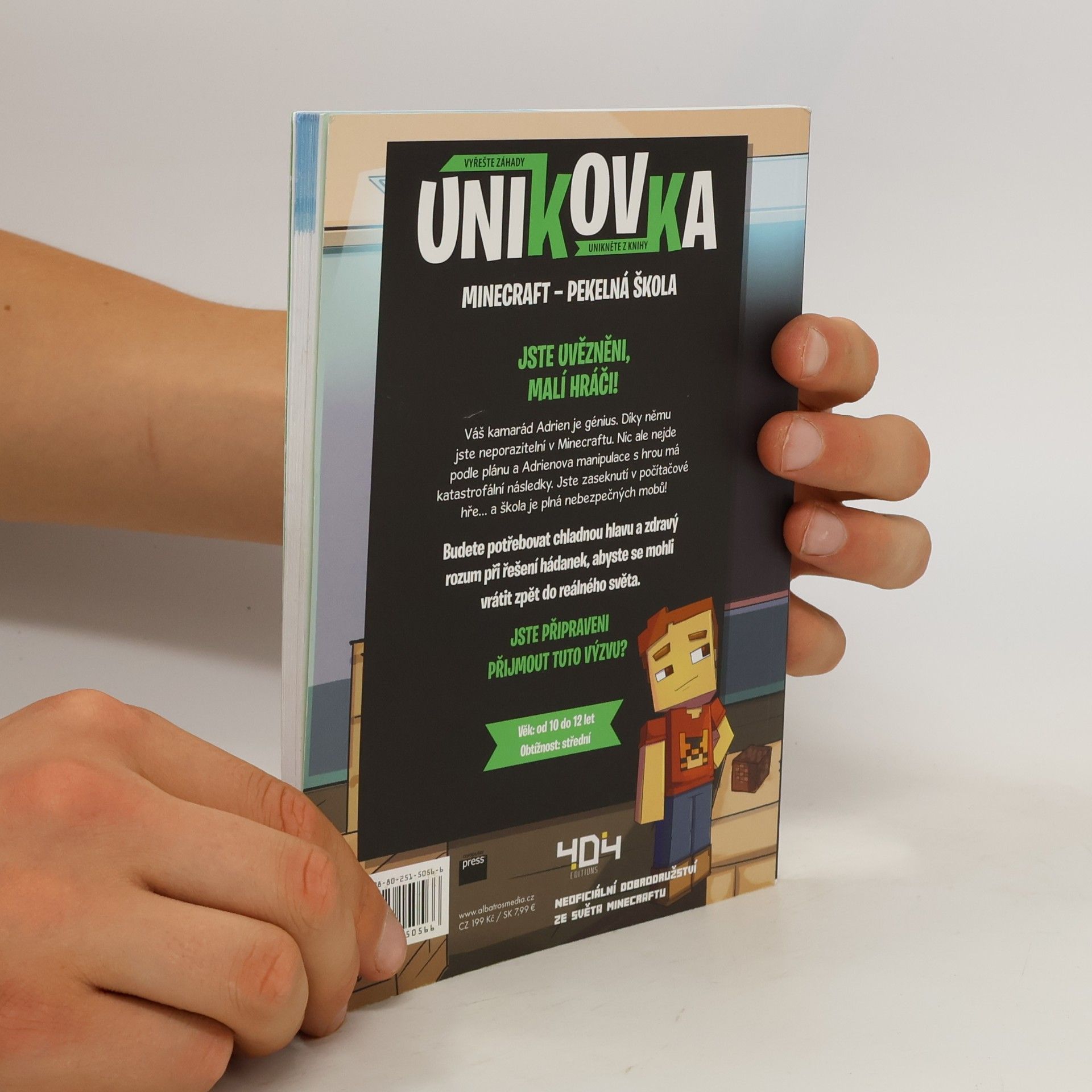 Eva Grynszpan Únikovka. Minecraft - pekelná škola