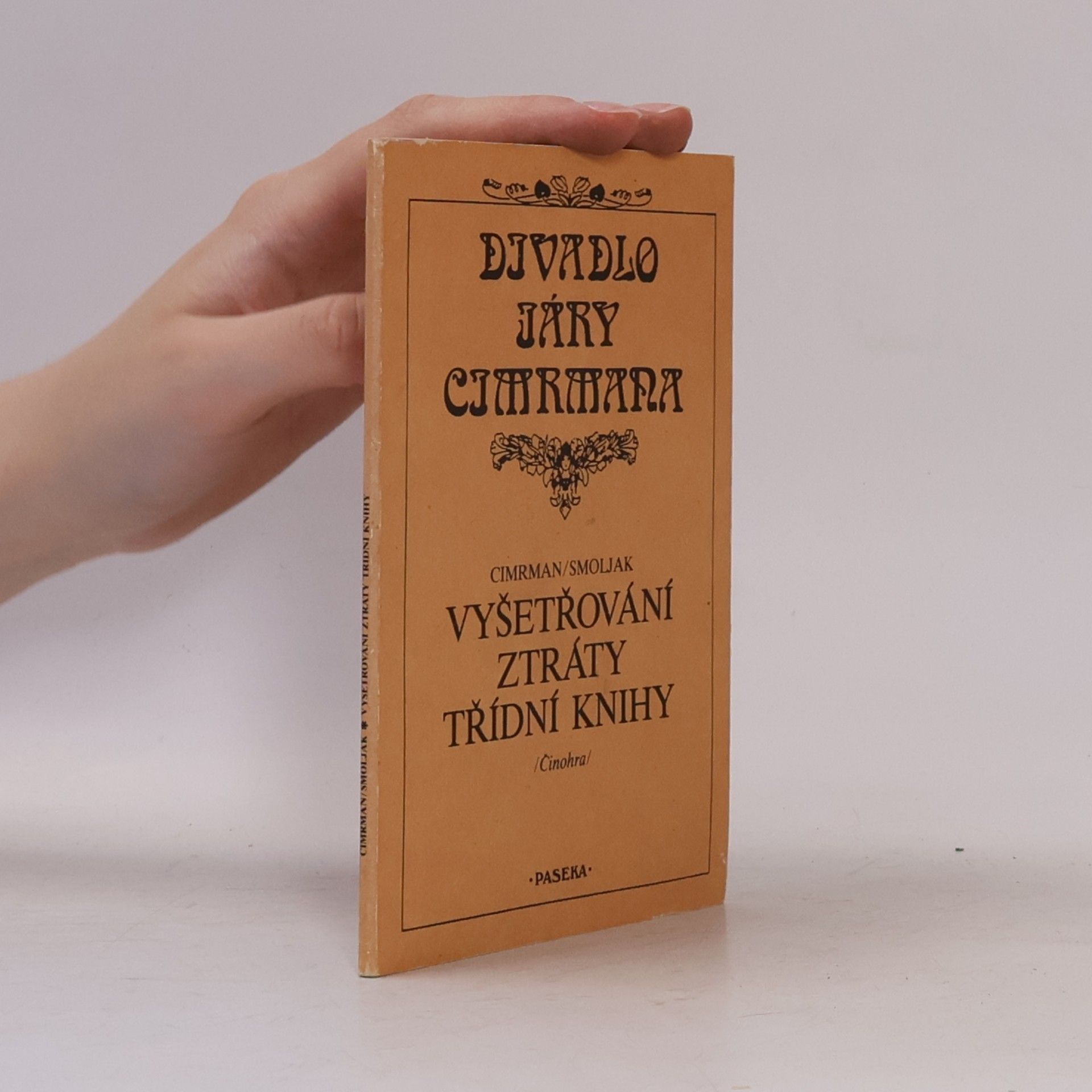 Ladislav Smoljak Vyšetřování ztráty třídní knihy