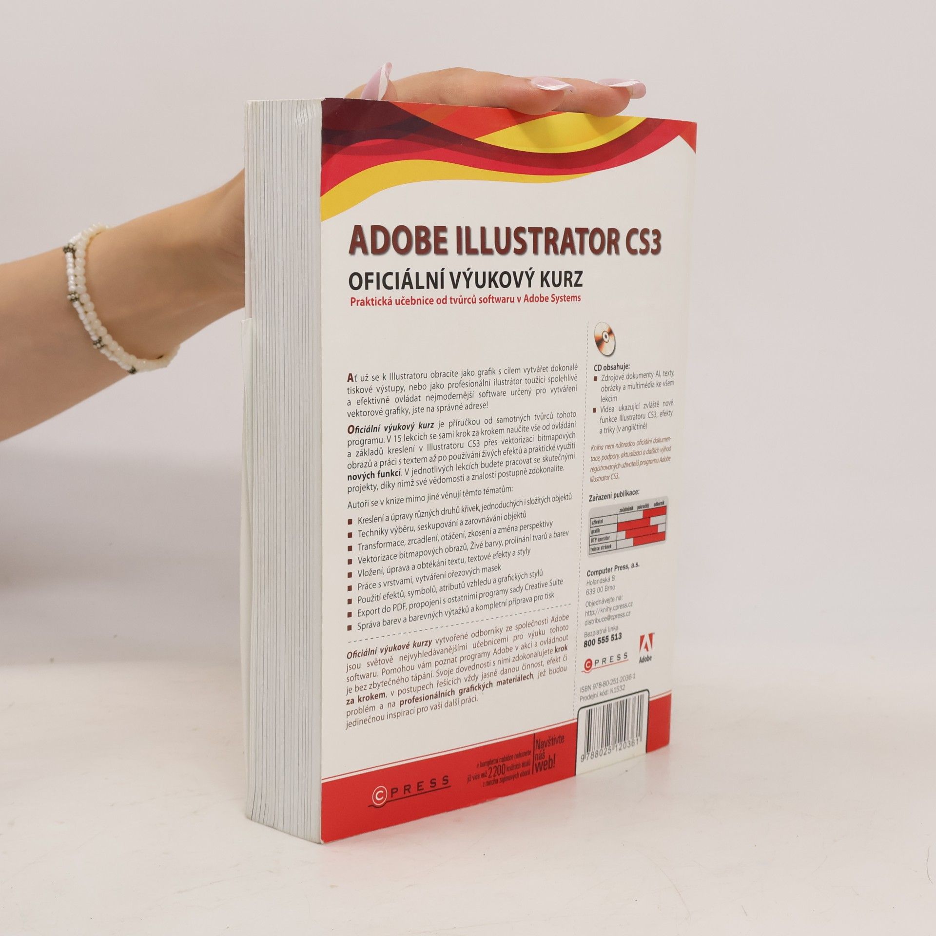 Magdalena Kolínová Adobe Illustrator CS3 : oficiální výukový kurz