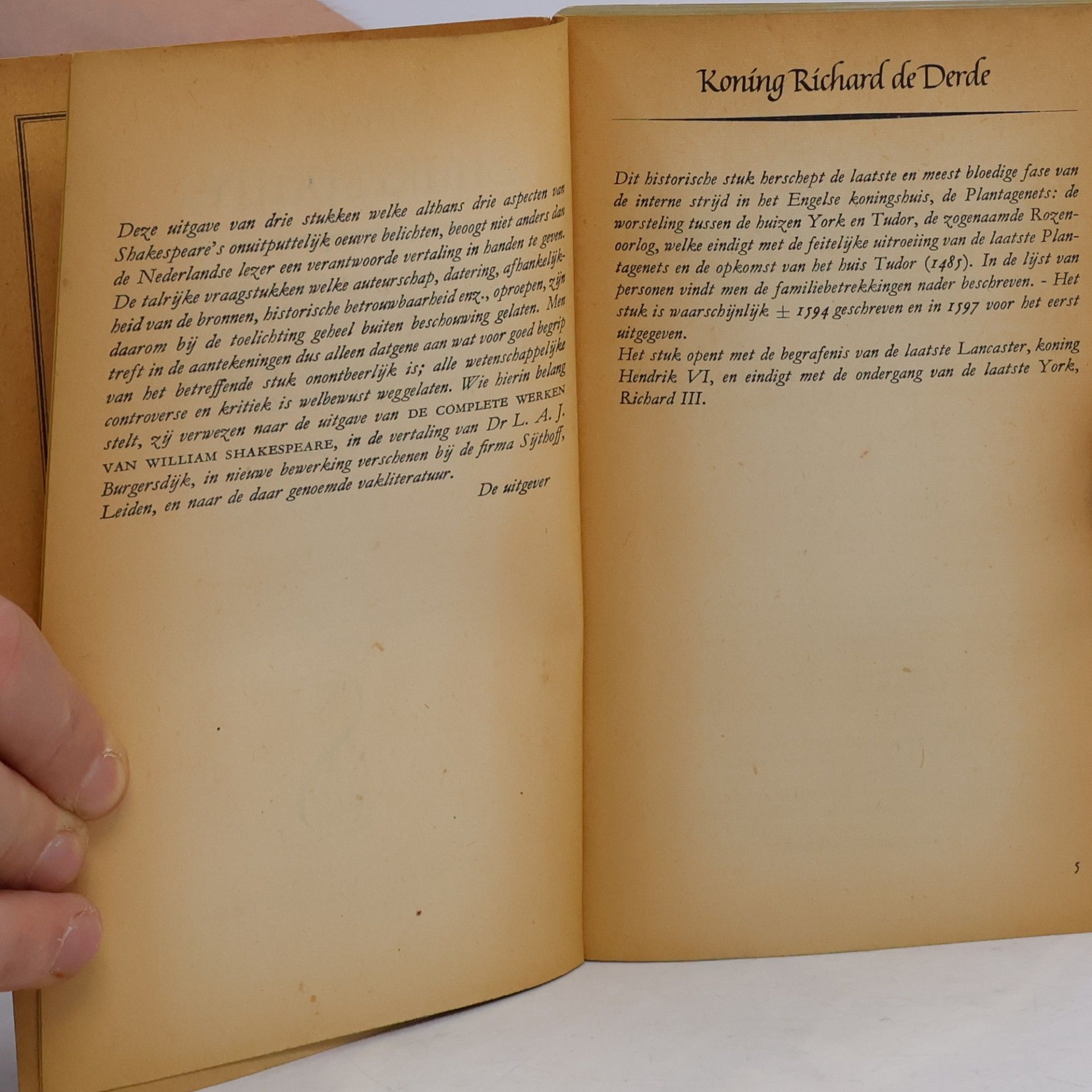 William Shakespeare Koning Richard de Derde. De vrolijke vrouwtjes van Windsor. De storm
