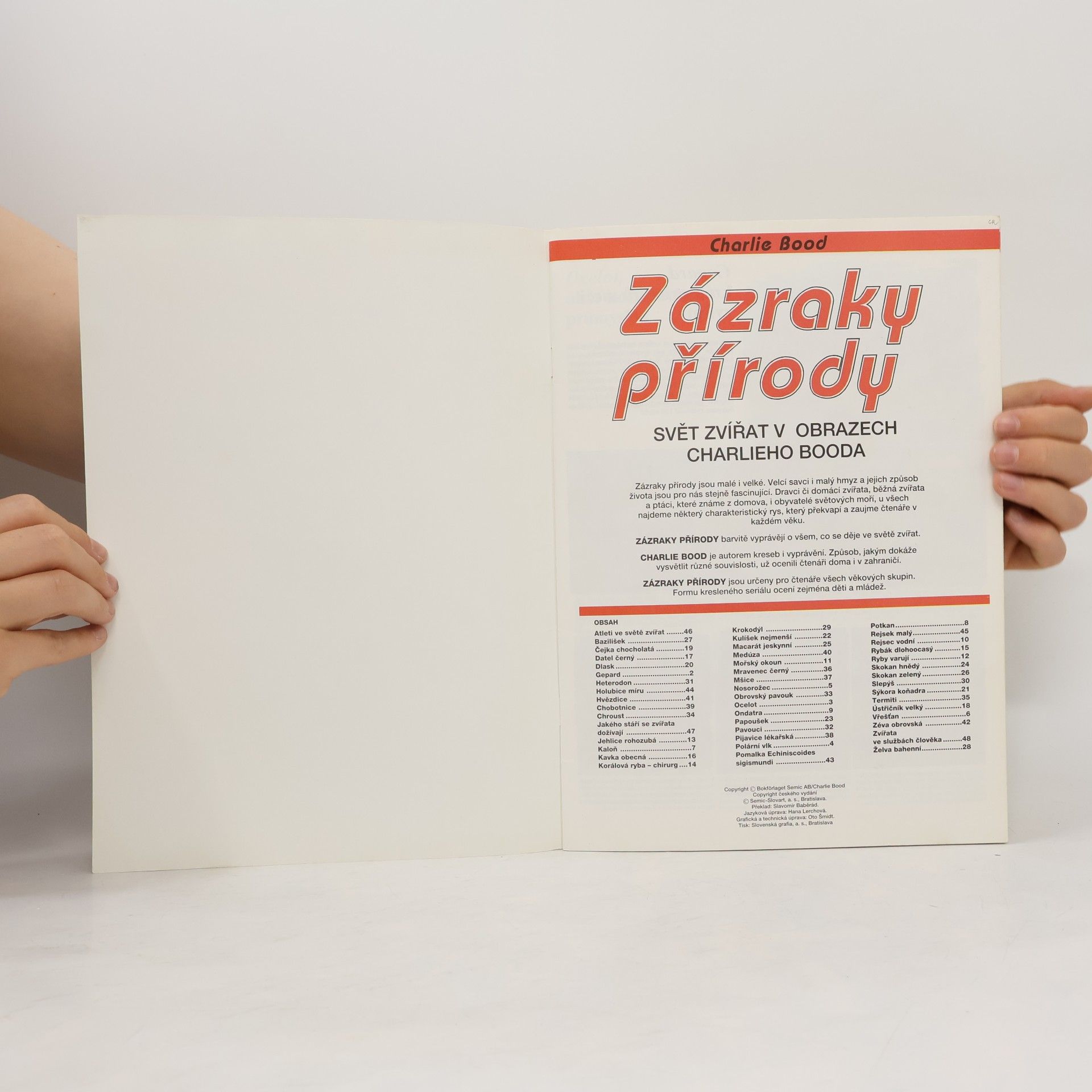 Charlie Bood Zázraky přírody. Svět zvířat v obrazech