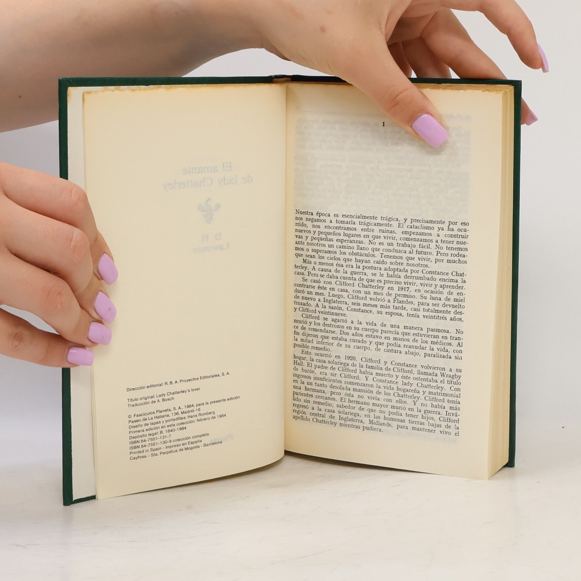 David Herbert Lawrence El Amante de Lady Chatterley