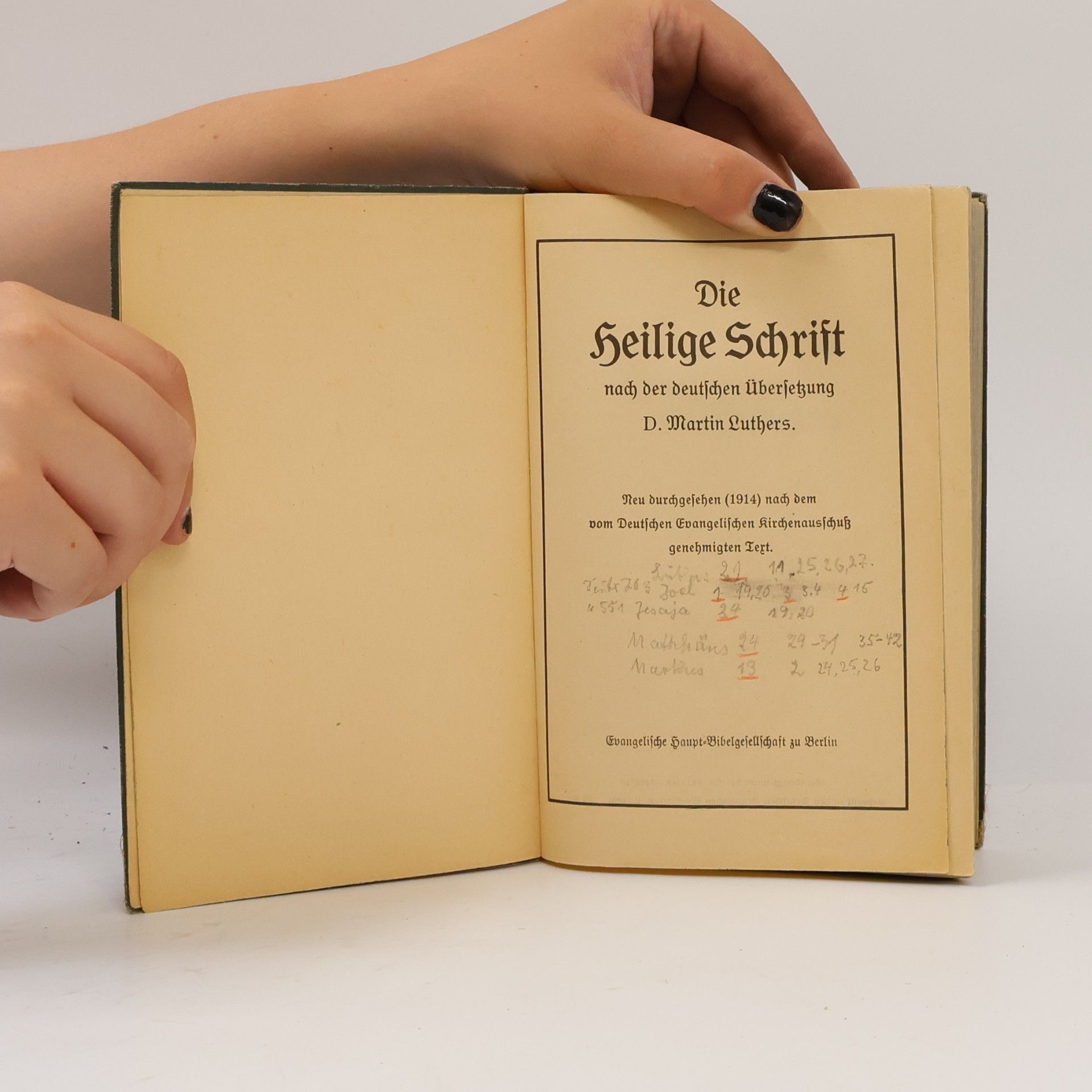 Martin Luther Die heilige Schrift