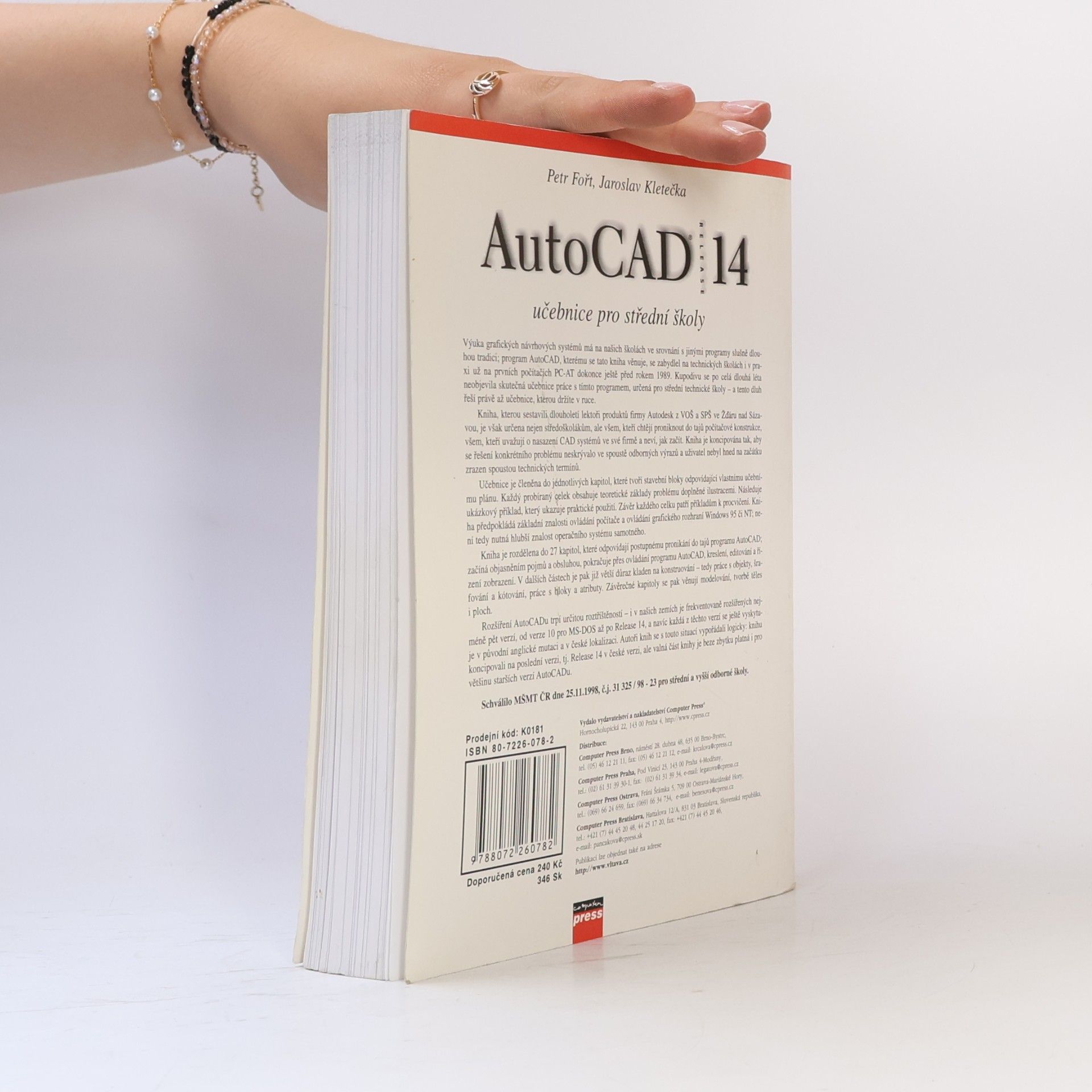 Petr Fořt AutoCAD Release 14 - učebnice pro střední školy