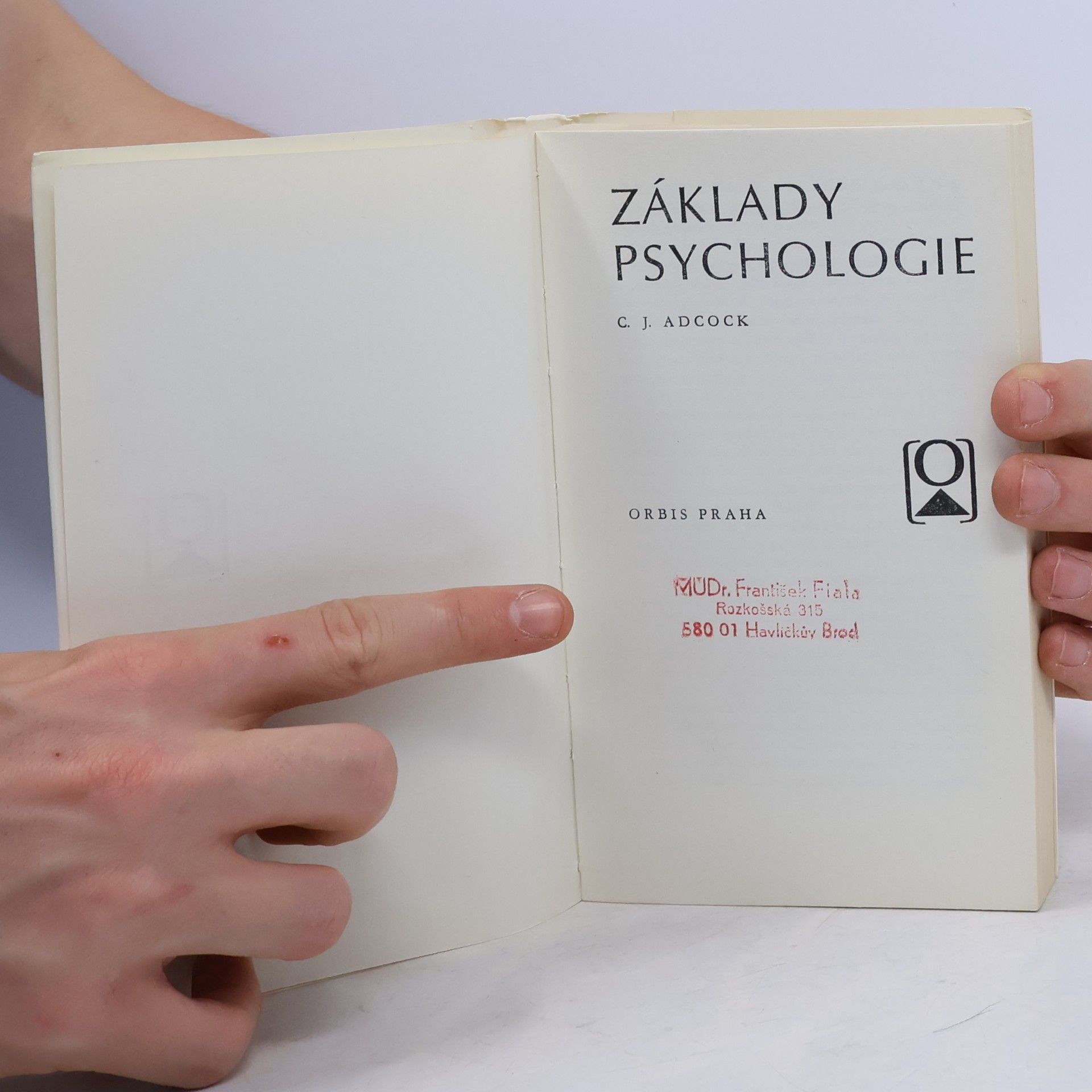 Cyril John Adcock Základy psychologie