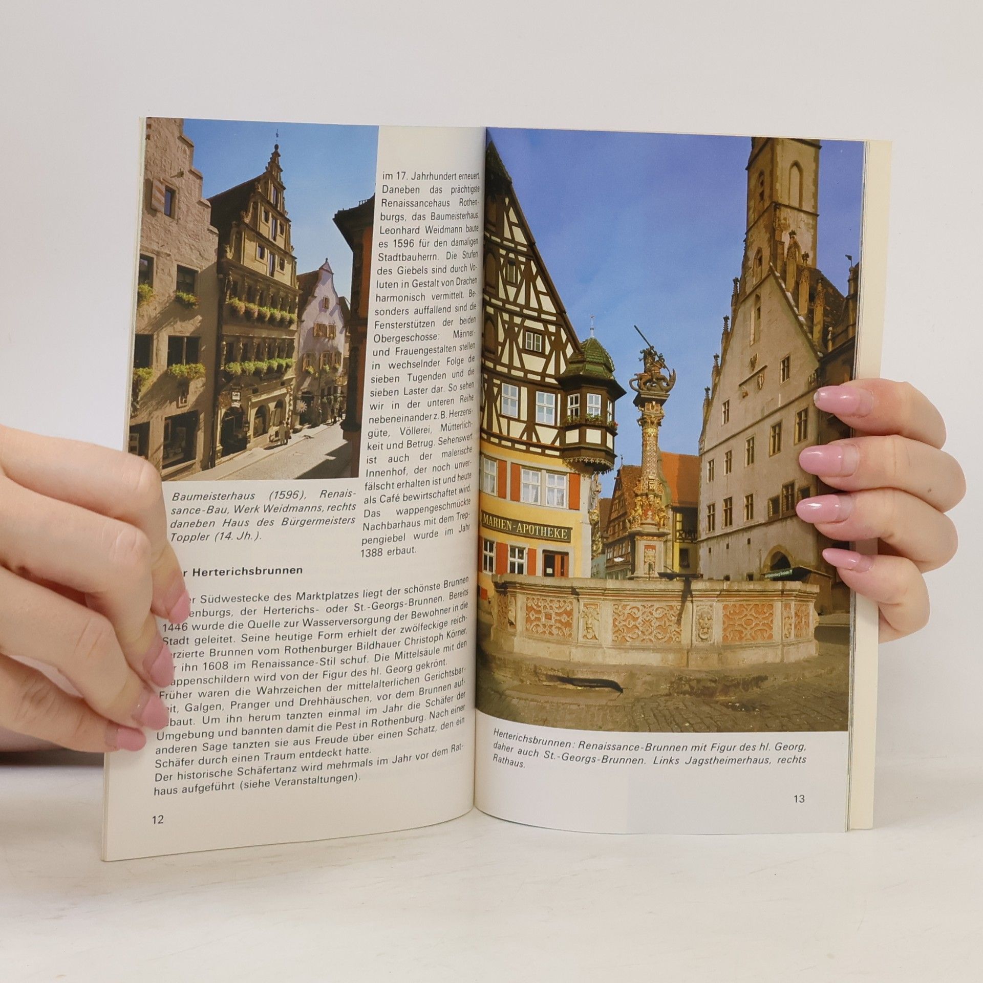 AA.VV. Rothenburg ob der Tauber. Mit 43 Farbaufnahmen. Stadtführer