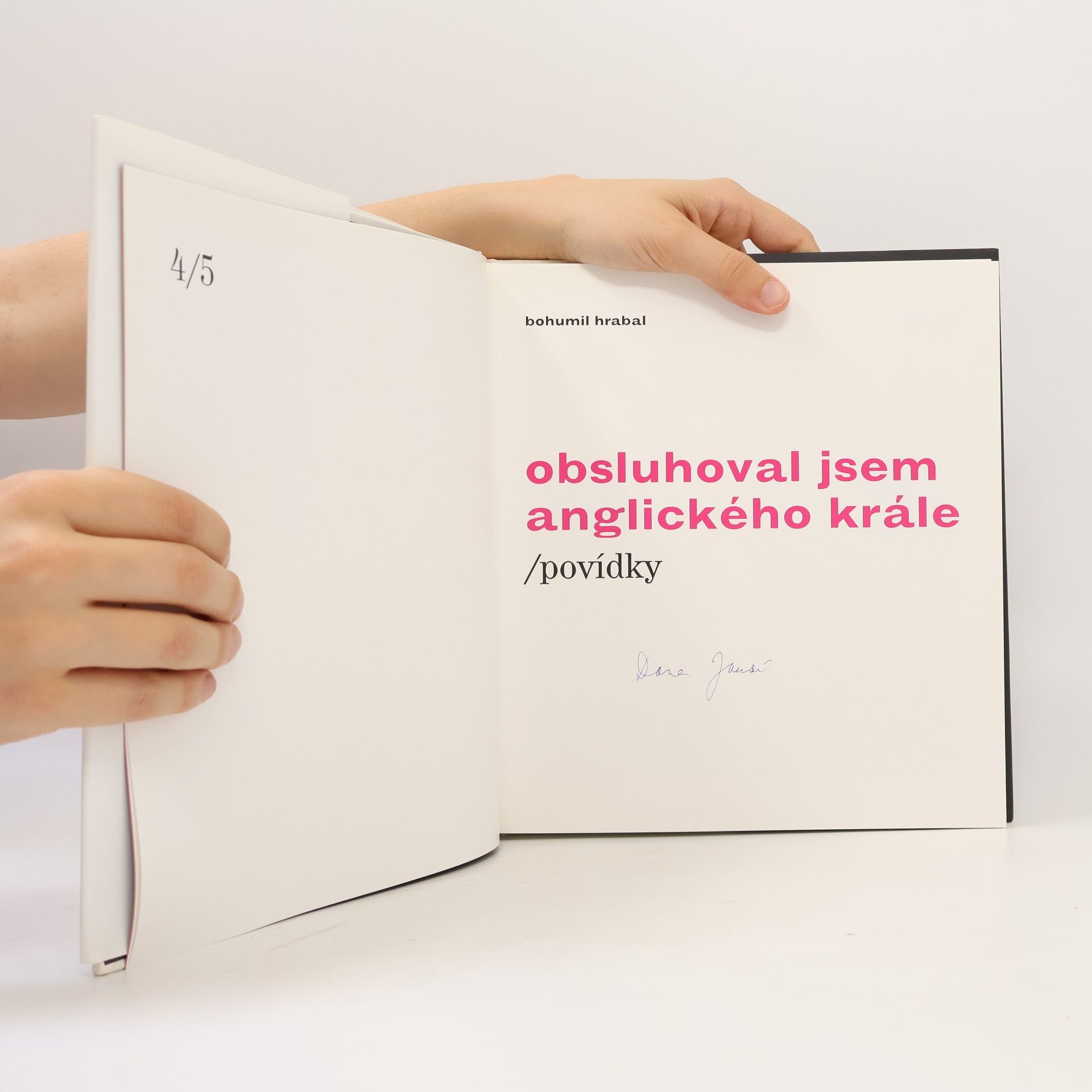 Bohumil Hrabal Obsluhoval jsem anglického krále