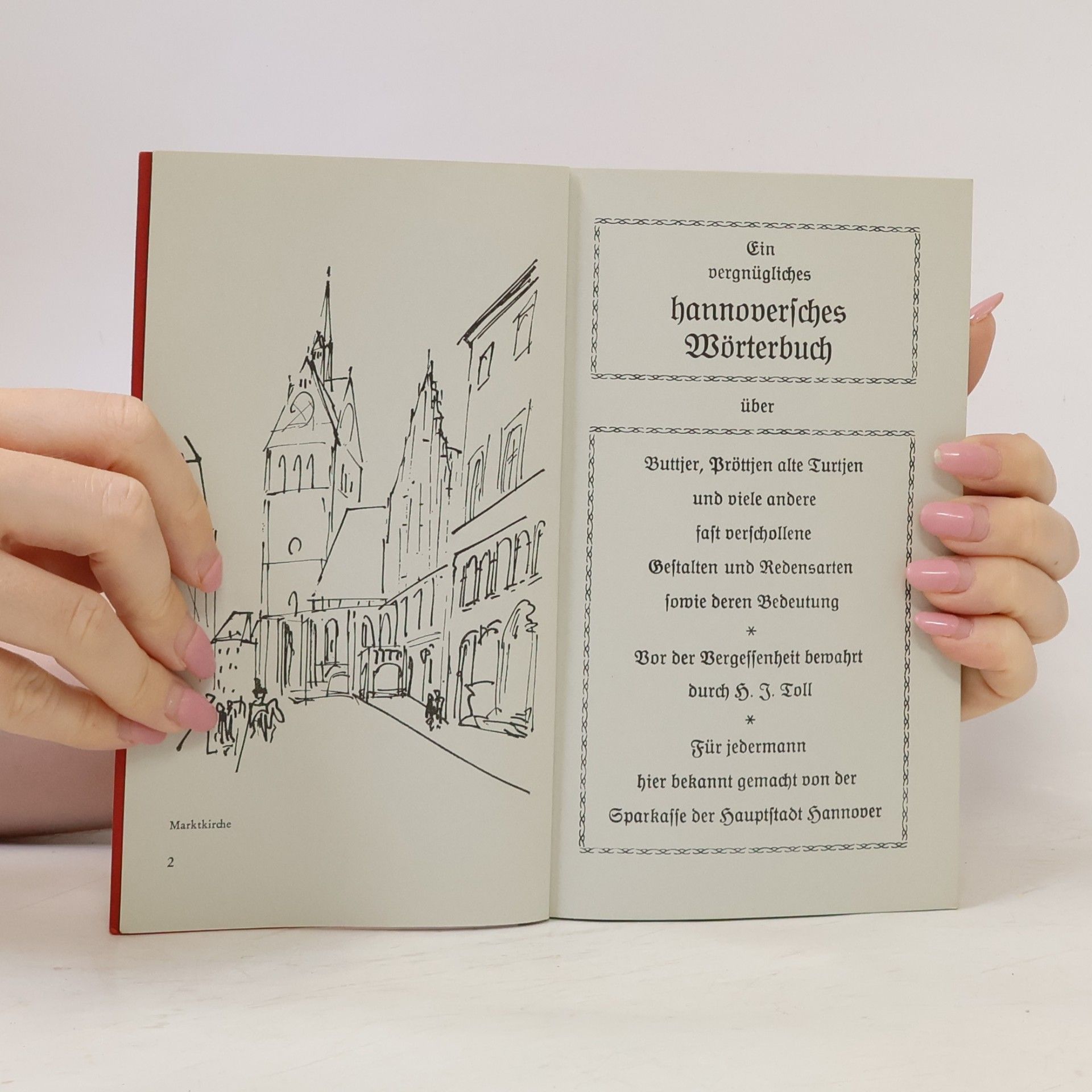 Hans J. Toll Ein vergnügliches hannoversches Wörterbuch