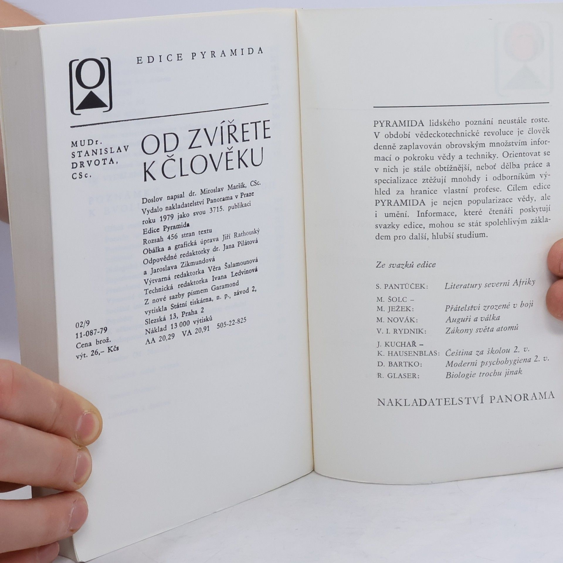 Stanislav Drvota Od zvířete k člověku