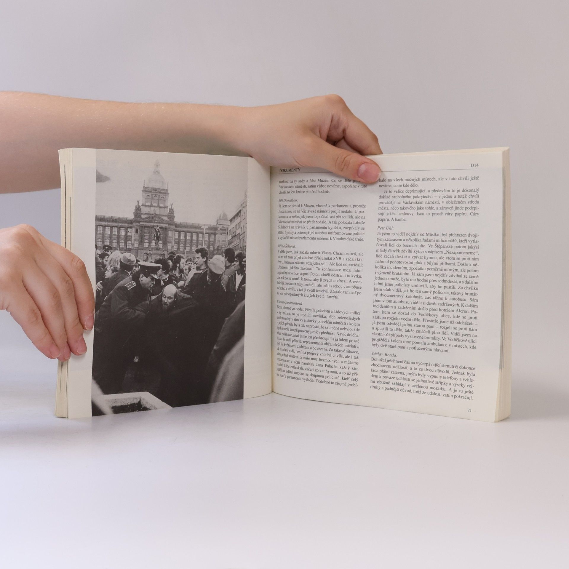 Jan Vladislav Horký leden 1989 v Československu