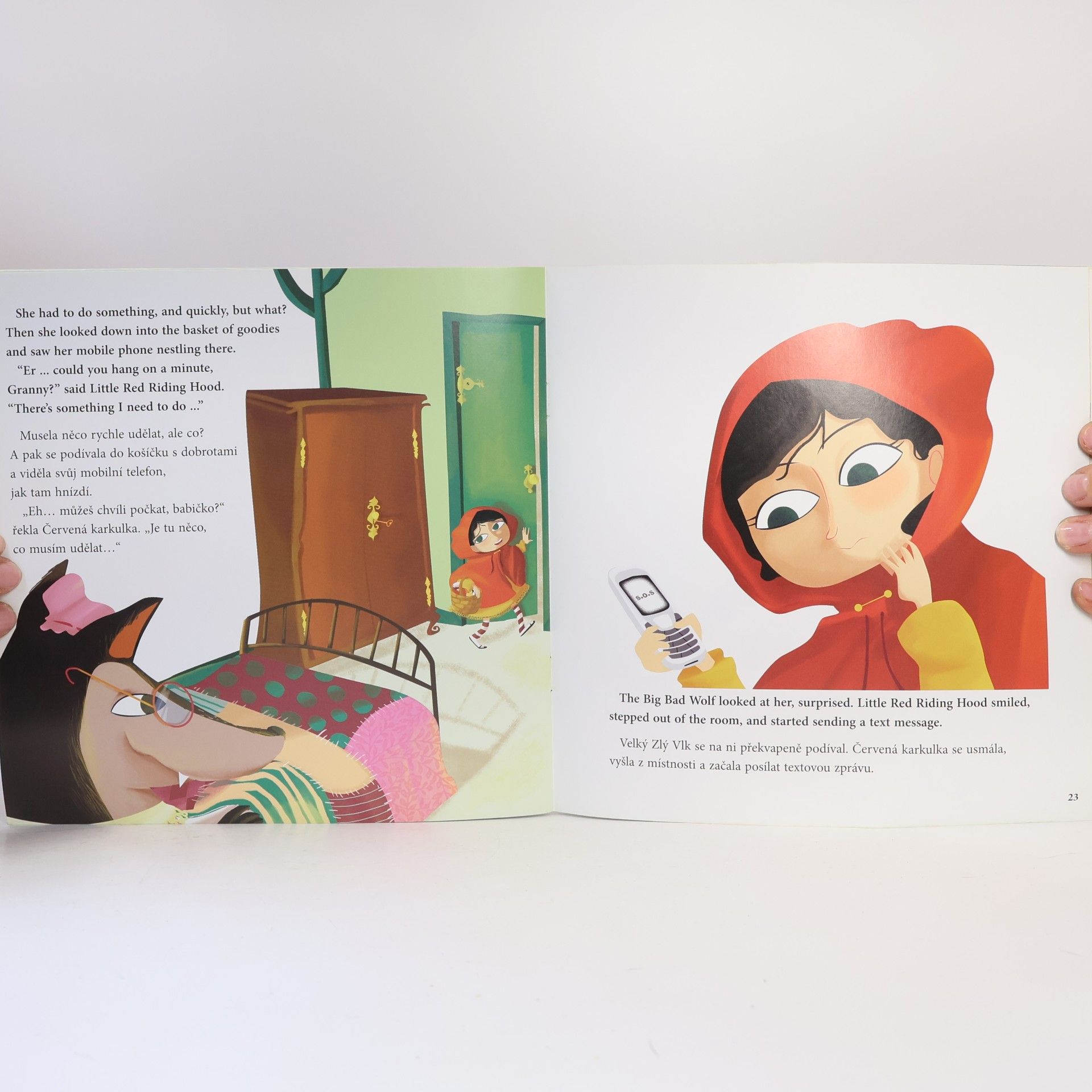 Tony Bradman The tale of Little Red Riding Hood = Pohádka o Červené karkulce
