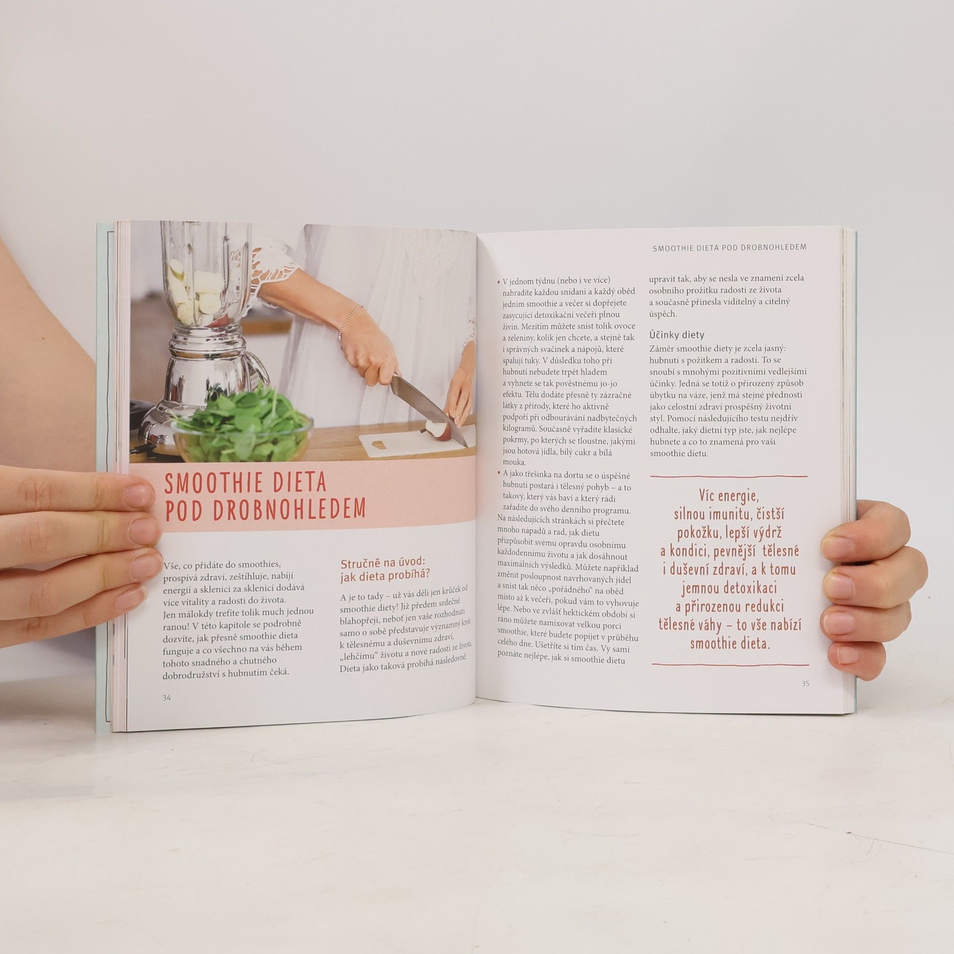 Chantal-Fleur Sandjon Hubneme se smoothies. Více než 50 receptů pro štíhlou linii