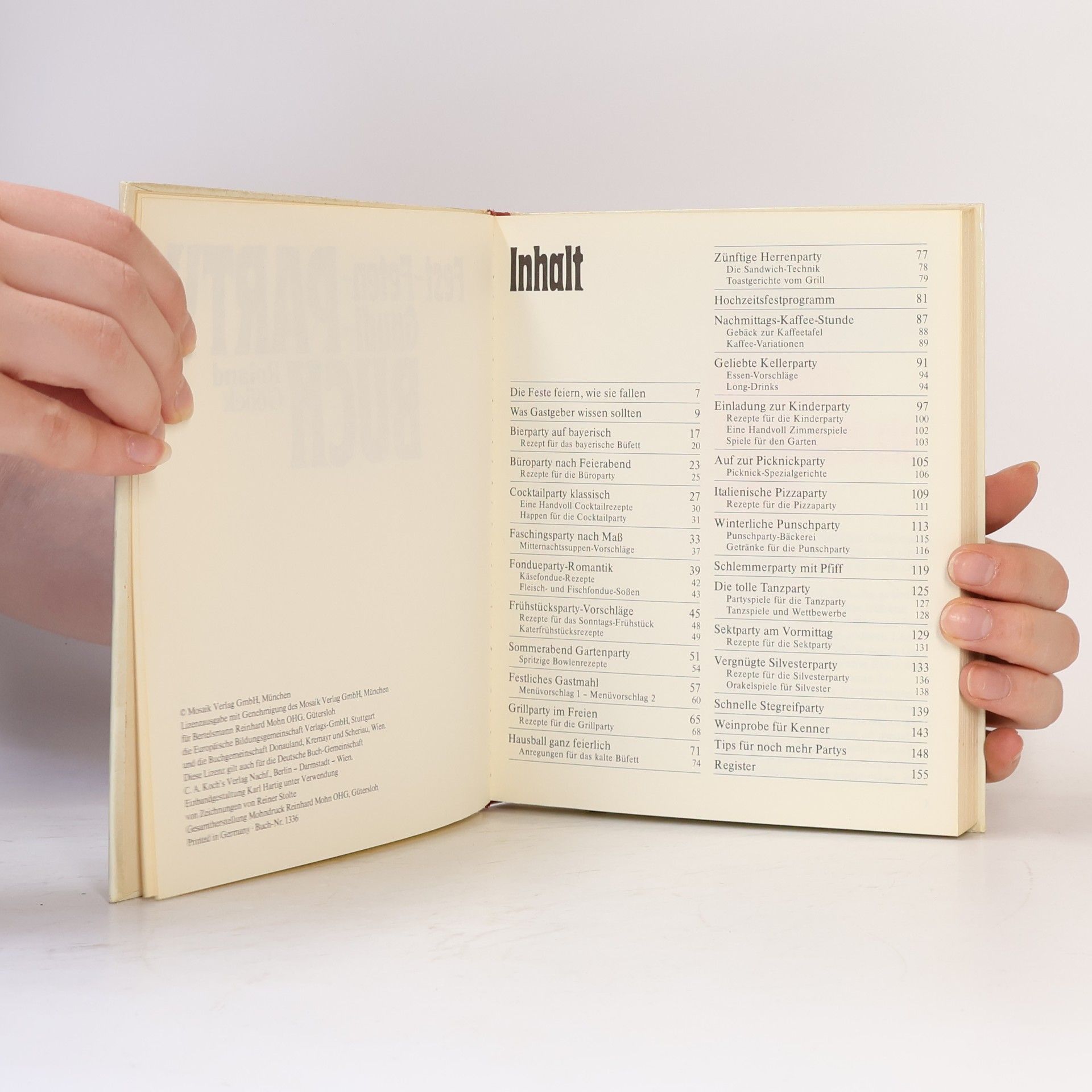 Roland Gööck Party Buch