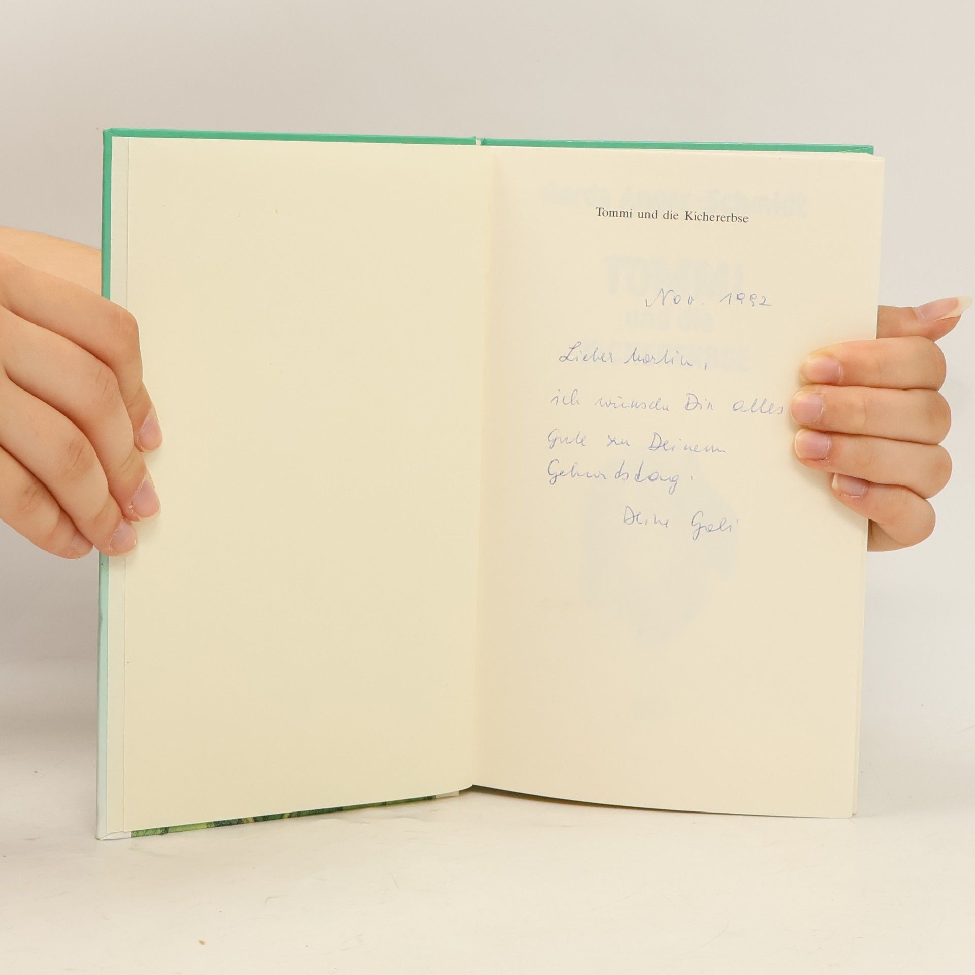 Gerda Anger-Schmidt Tommi und die Kichererbse