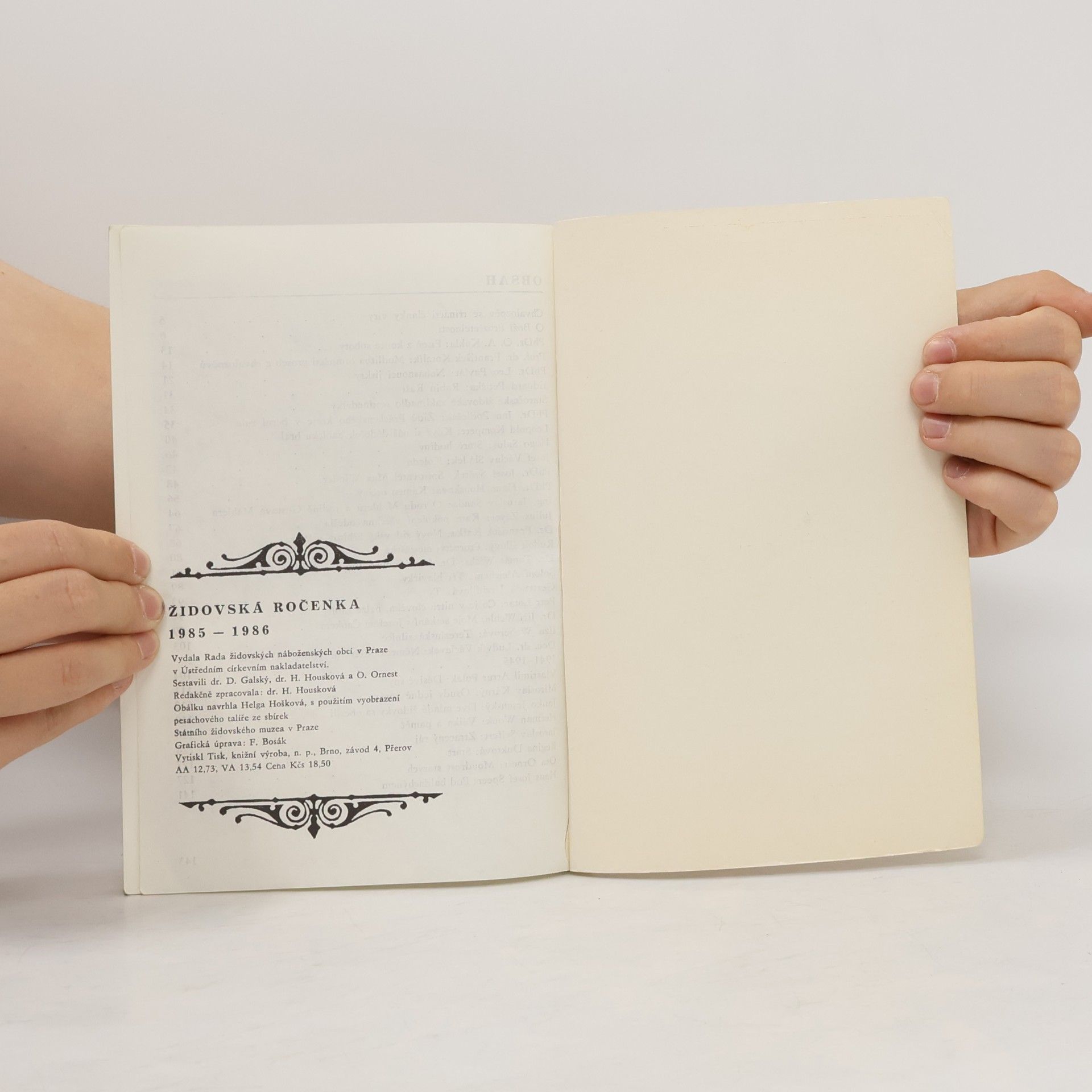 Autorenkollektiv Židovská ročenka 1985-1986
