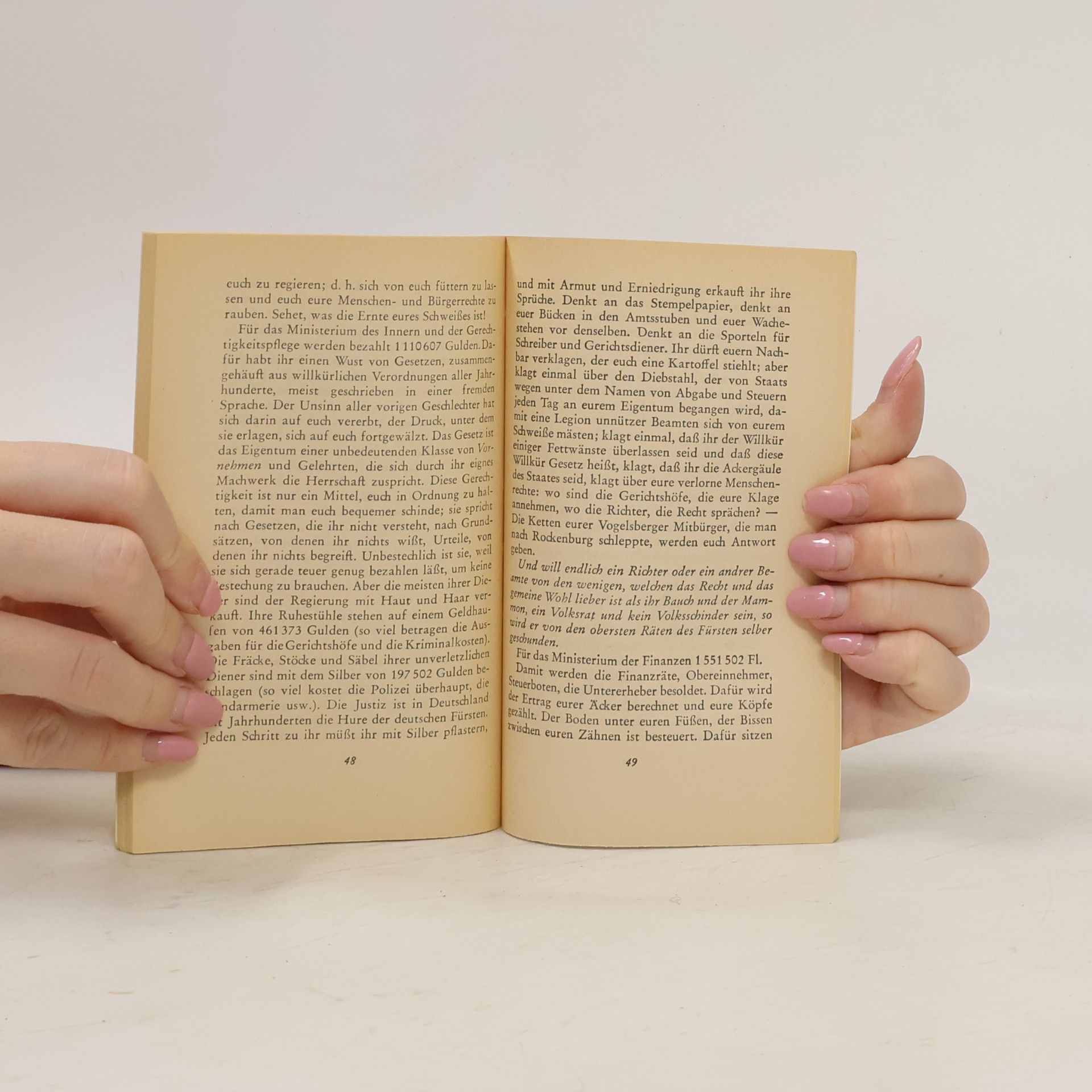 Georg Büchner Lenz : Der Hessische Landbote