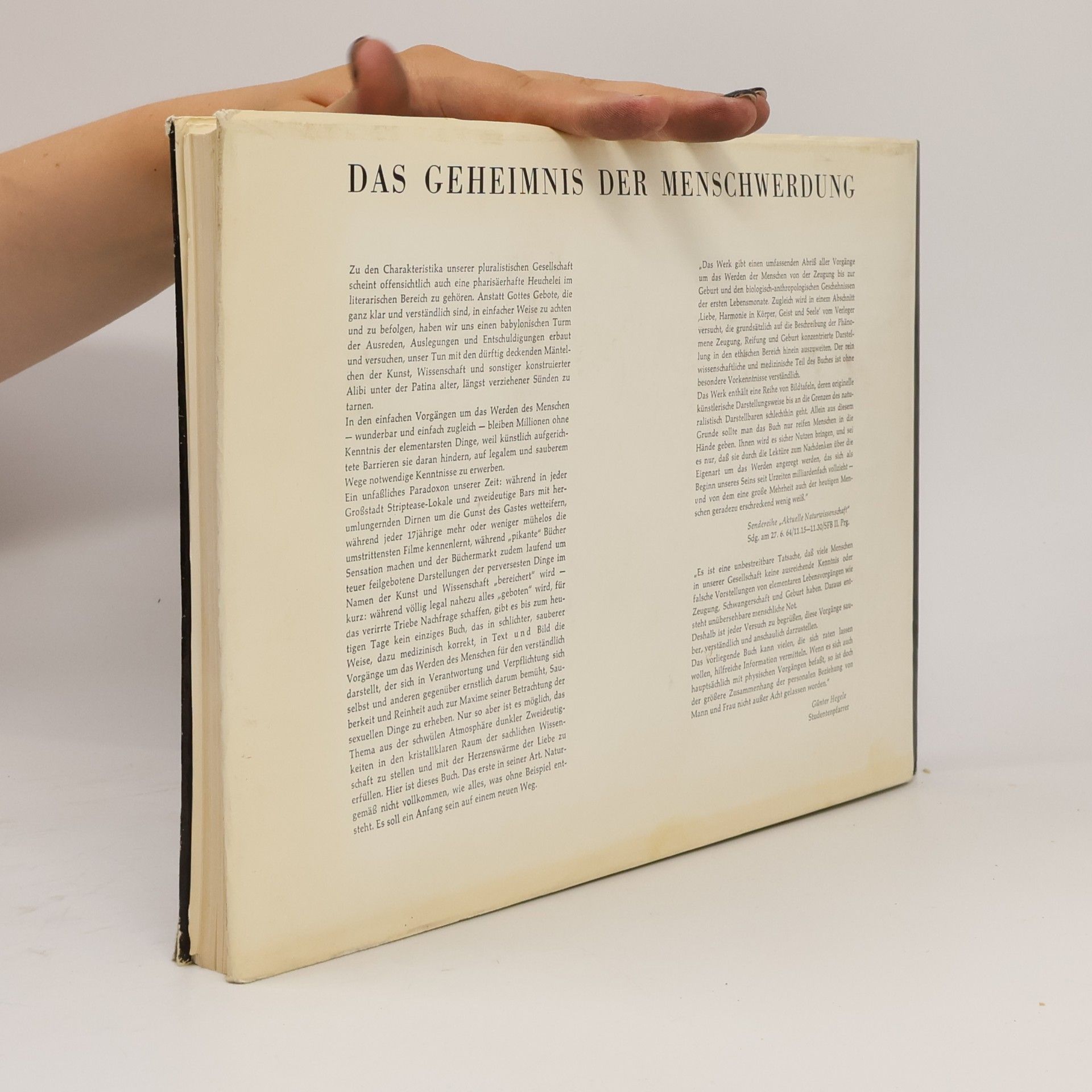 Various authors Das Geheimnis der Menschwerdung