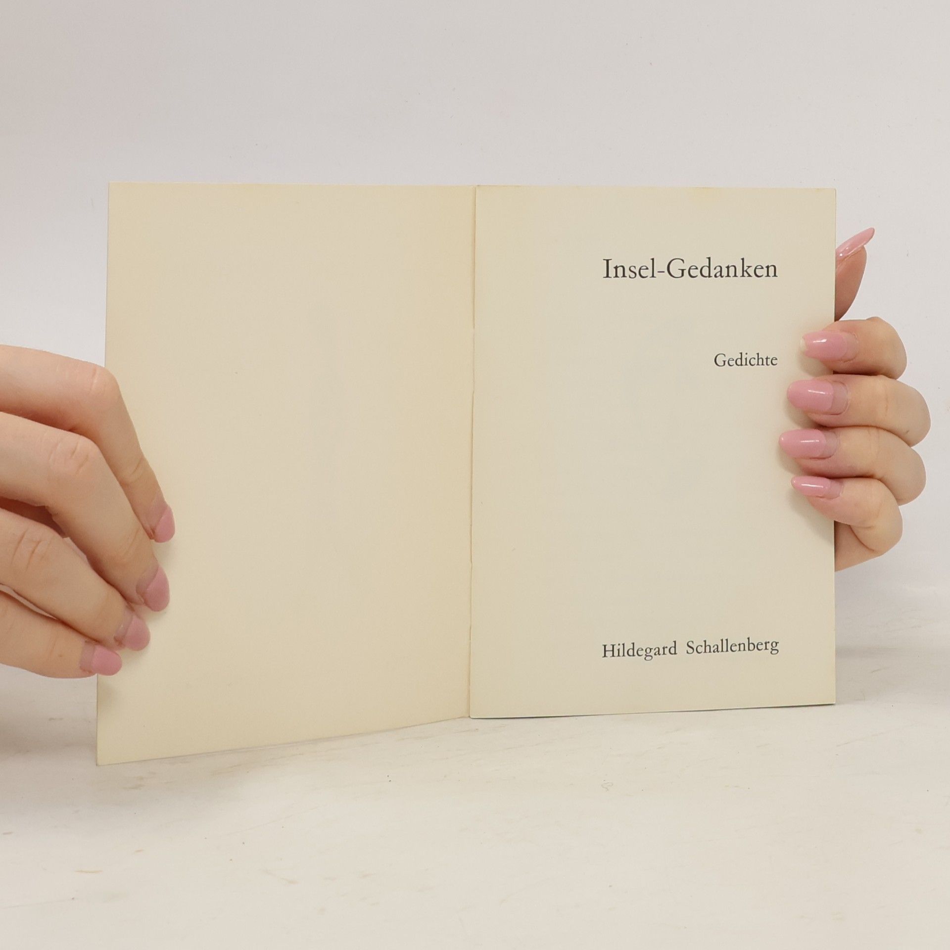 Hildegard Schallenberg Insel-Gedanken