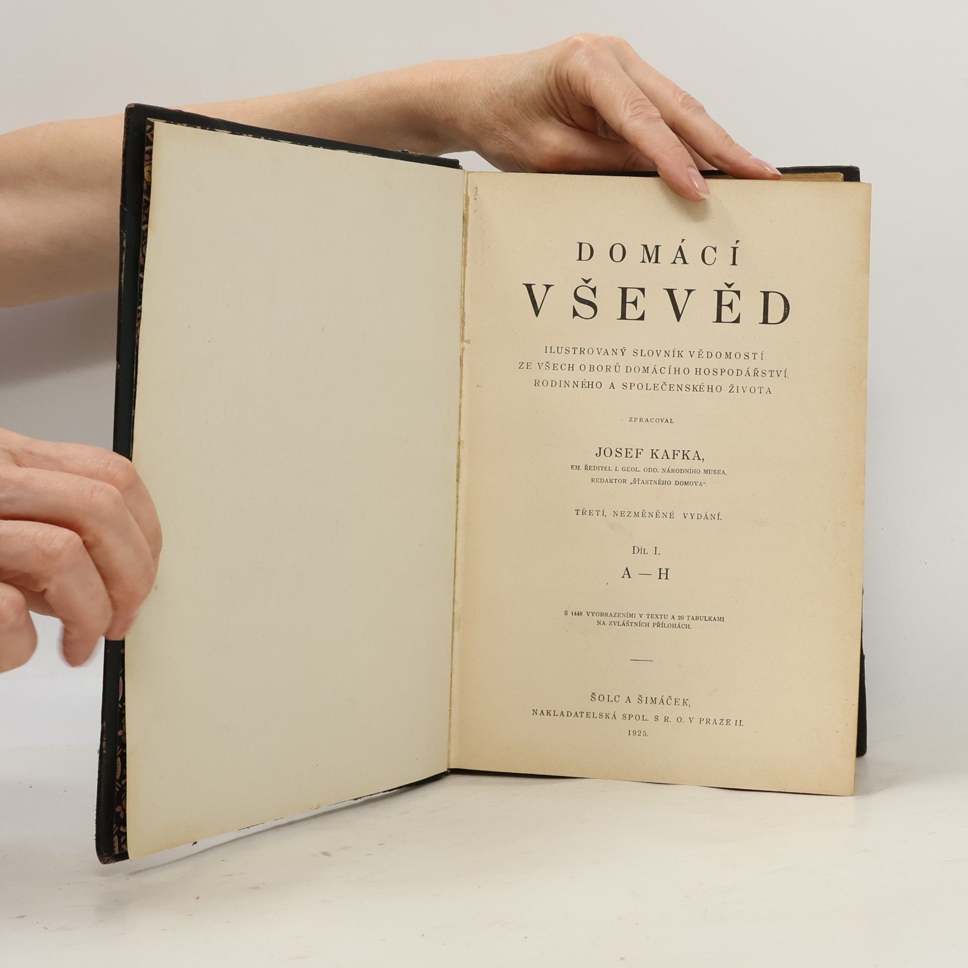 Kafka Josef Domácí Vševěd I. A-H