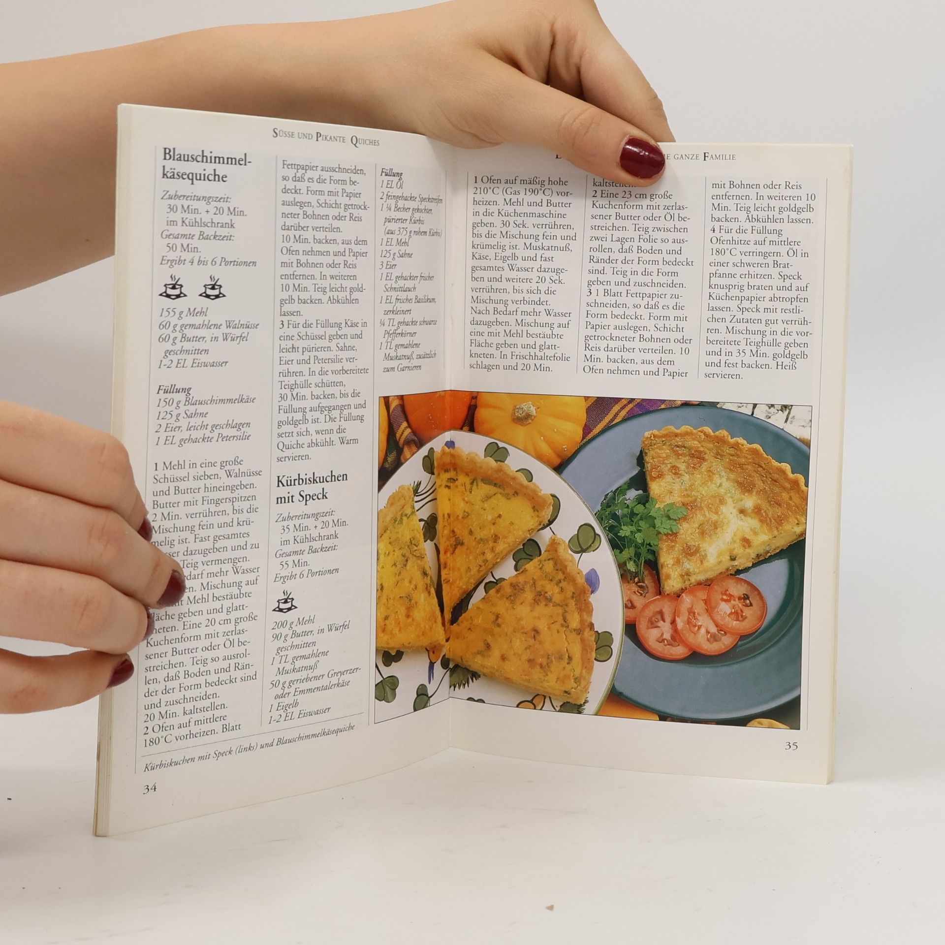 Süsse und pikante Quiches