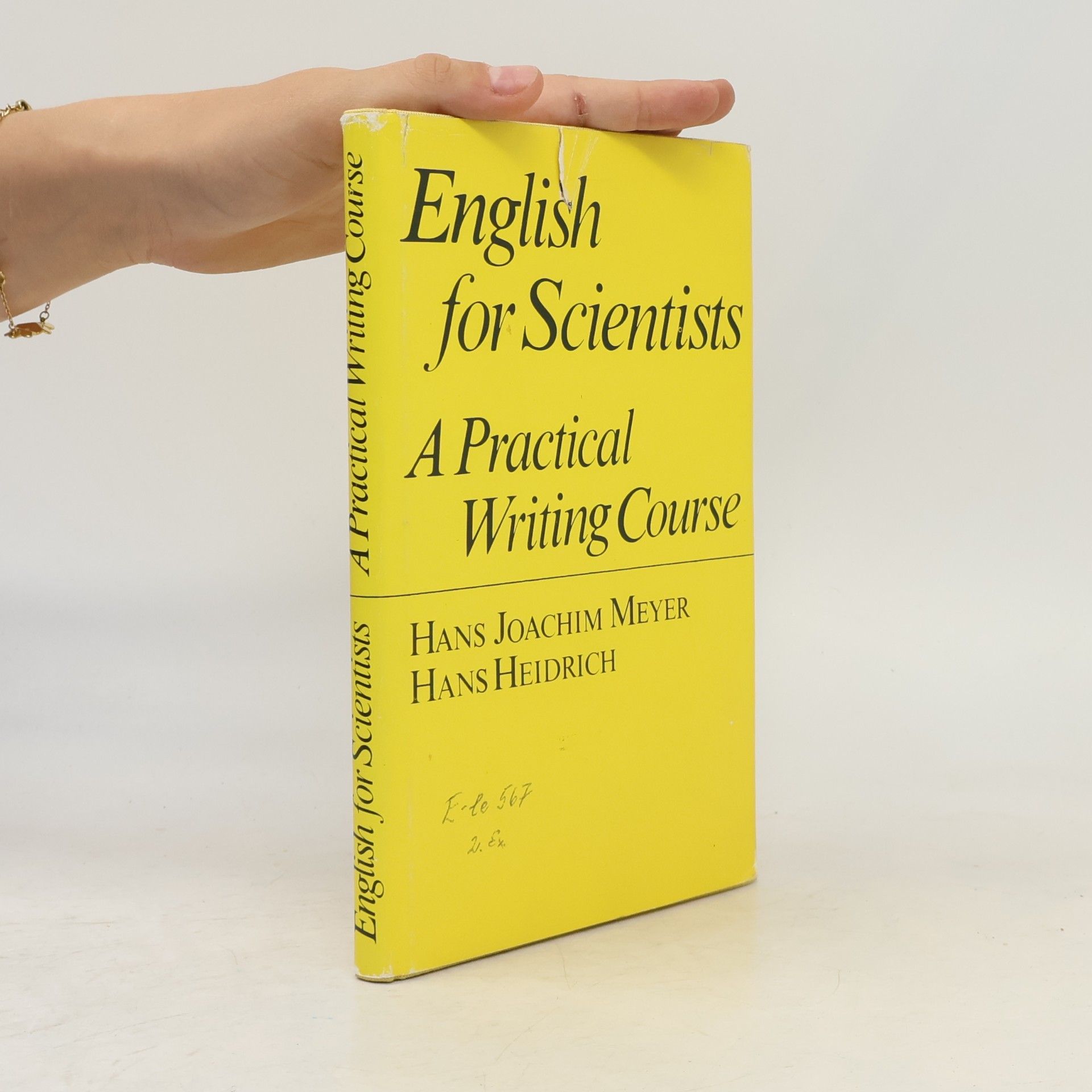 Hans Joachim Meyer English for Scientists