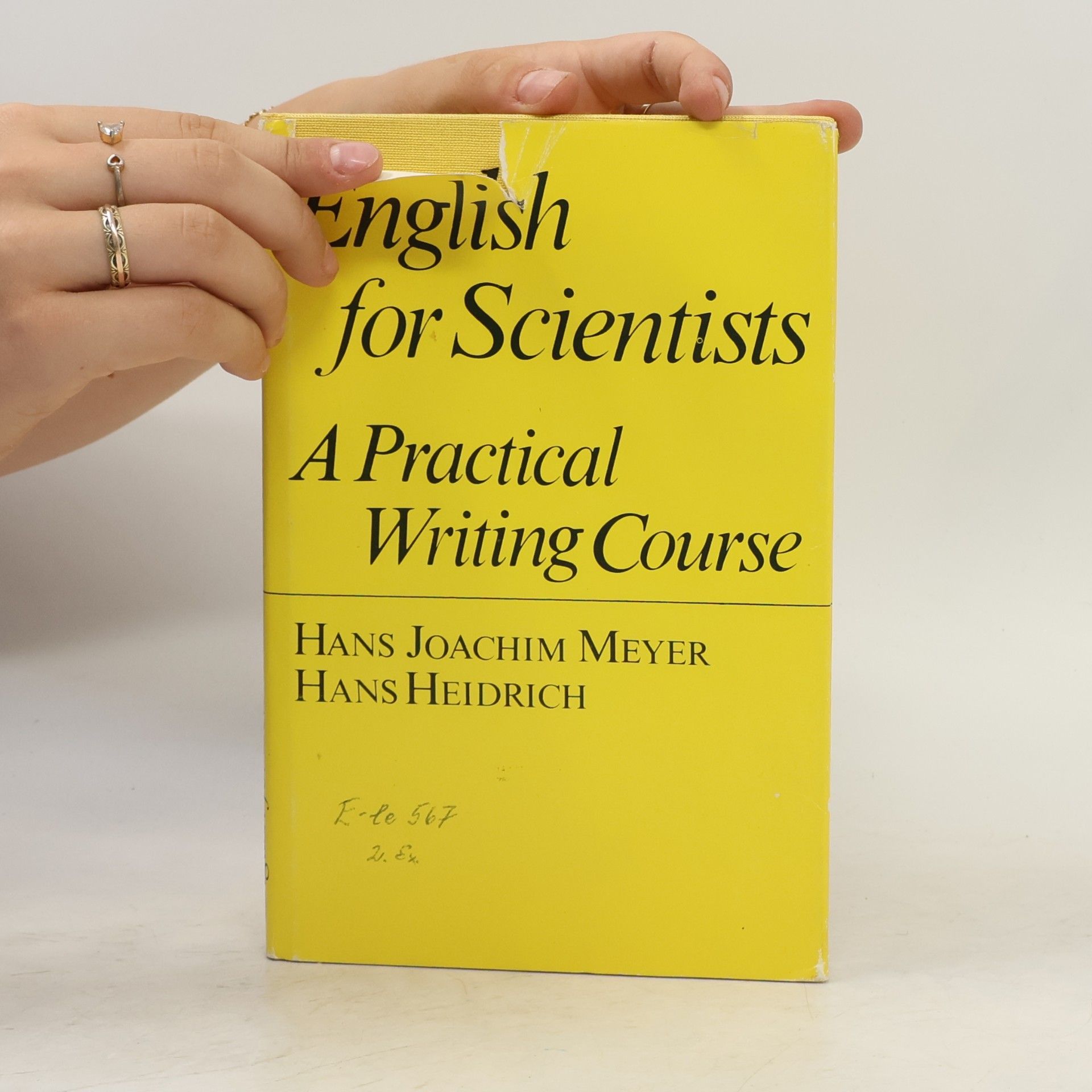 Hans Joachim Meyer English for Scientists