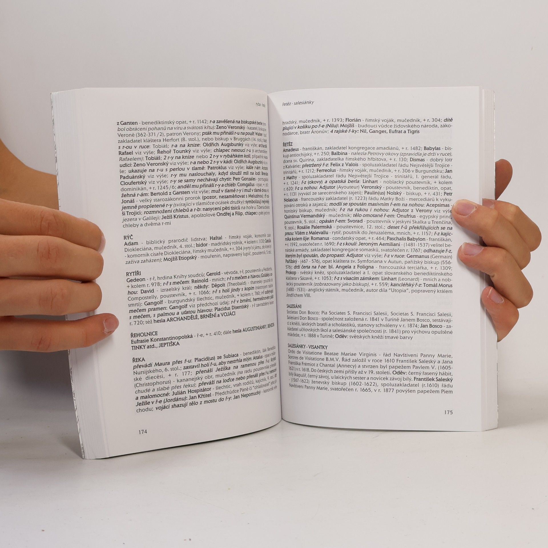 Ludvík Skružný Atributy vybraných biblických postav, světců a blahoslavených