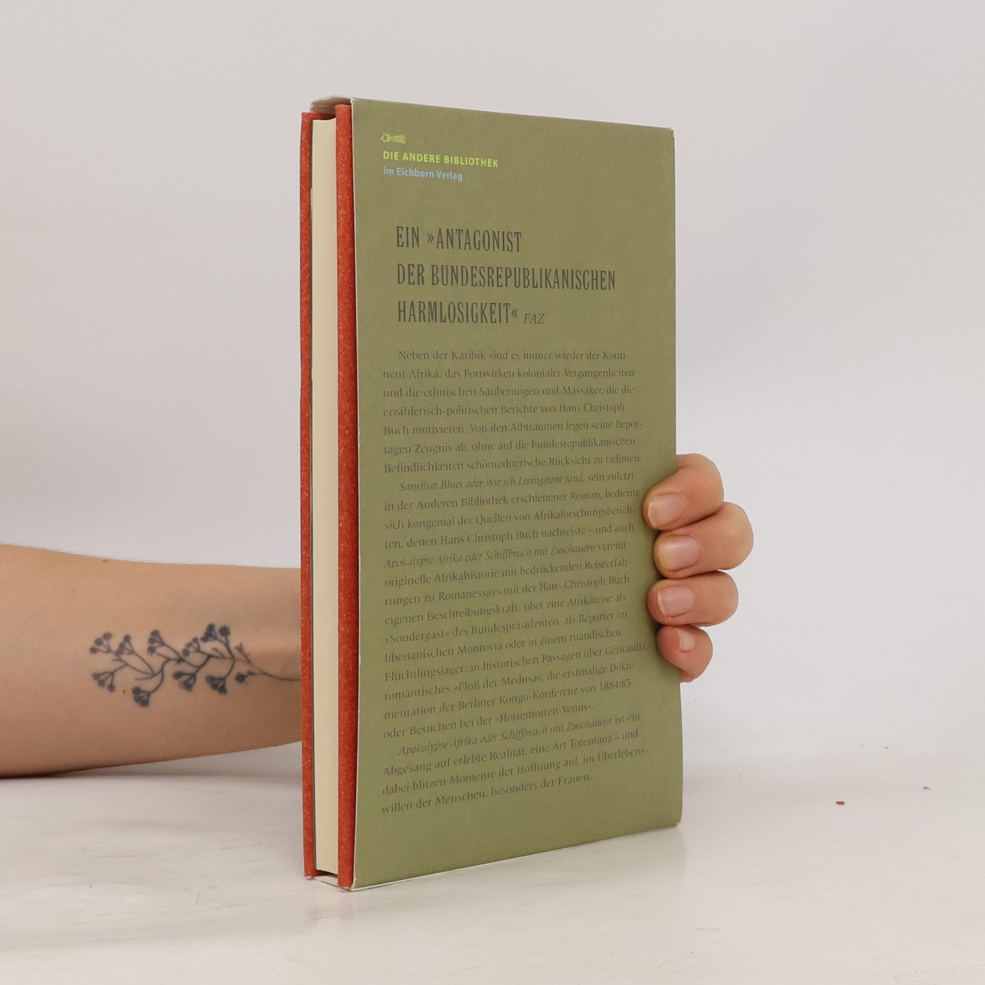 Hans Christoph Buch Apokalypse Afrika oder Schiffbruch mit Zuschauern. Romanessay