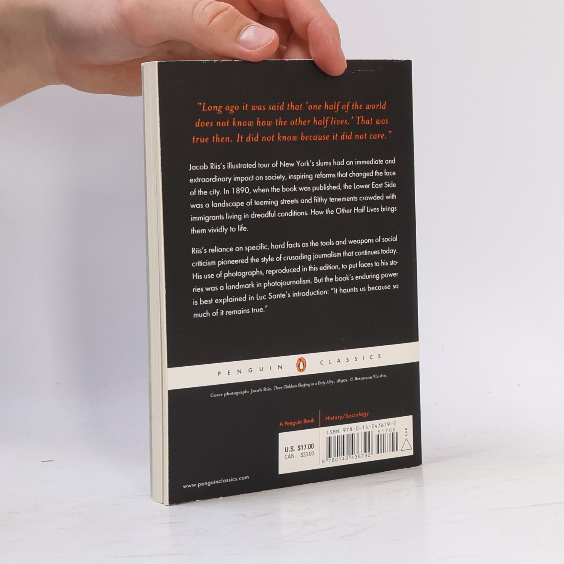 Jacob A. Riis Penguin Classics: How the Other Half Lives