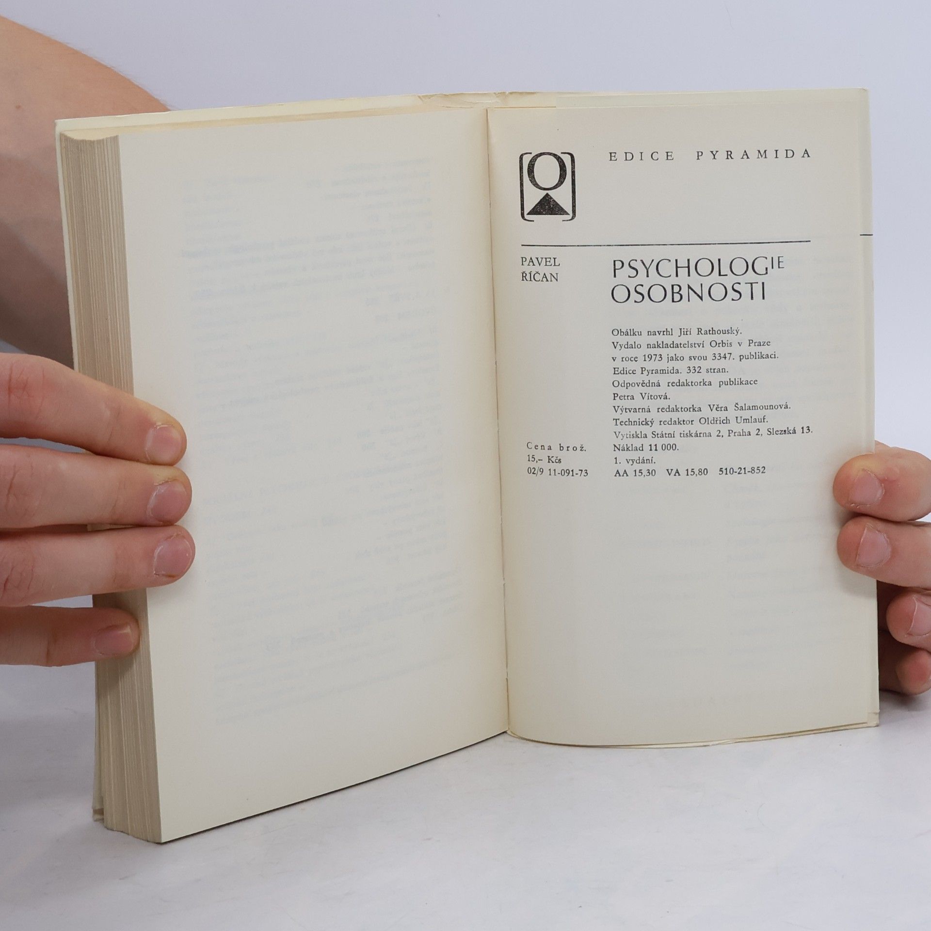 Pavel Říčan Psychologie osobnosti
