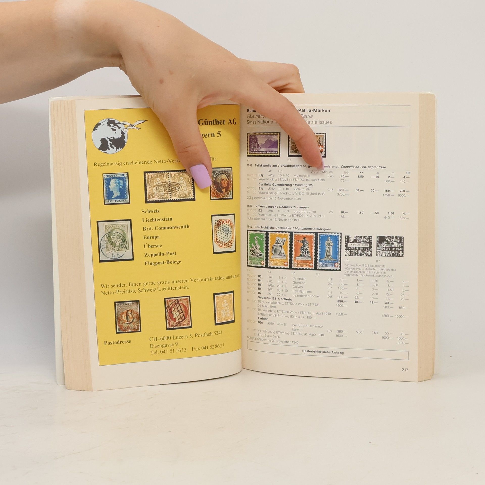 Autorenkollektiv Schweizer Briefmarken Katalog 1995