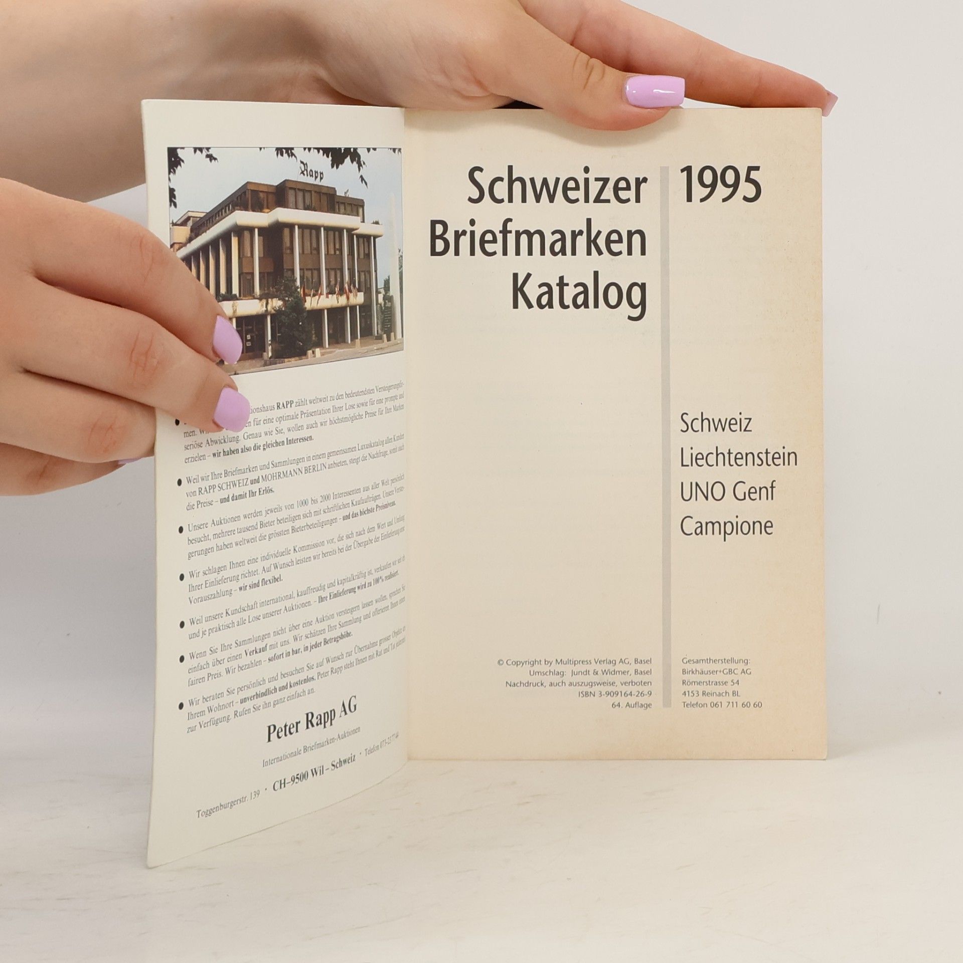 Autorenkollektiv Schweizer Briefmarken Katalog 1995