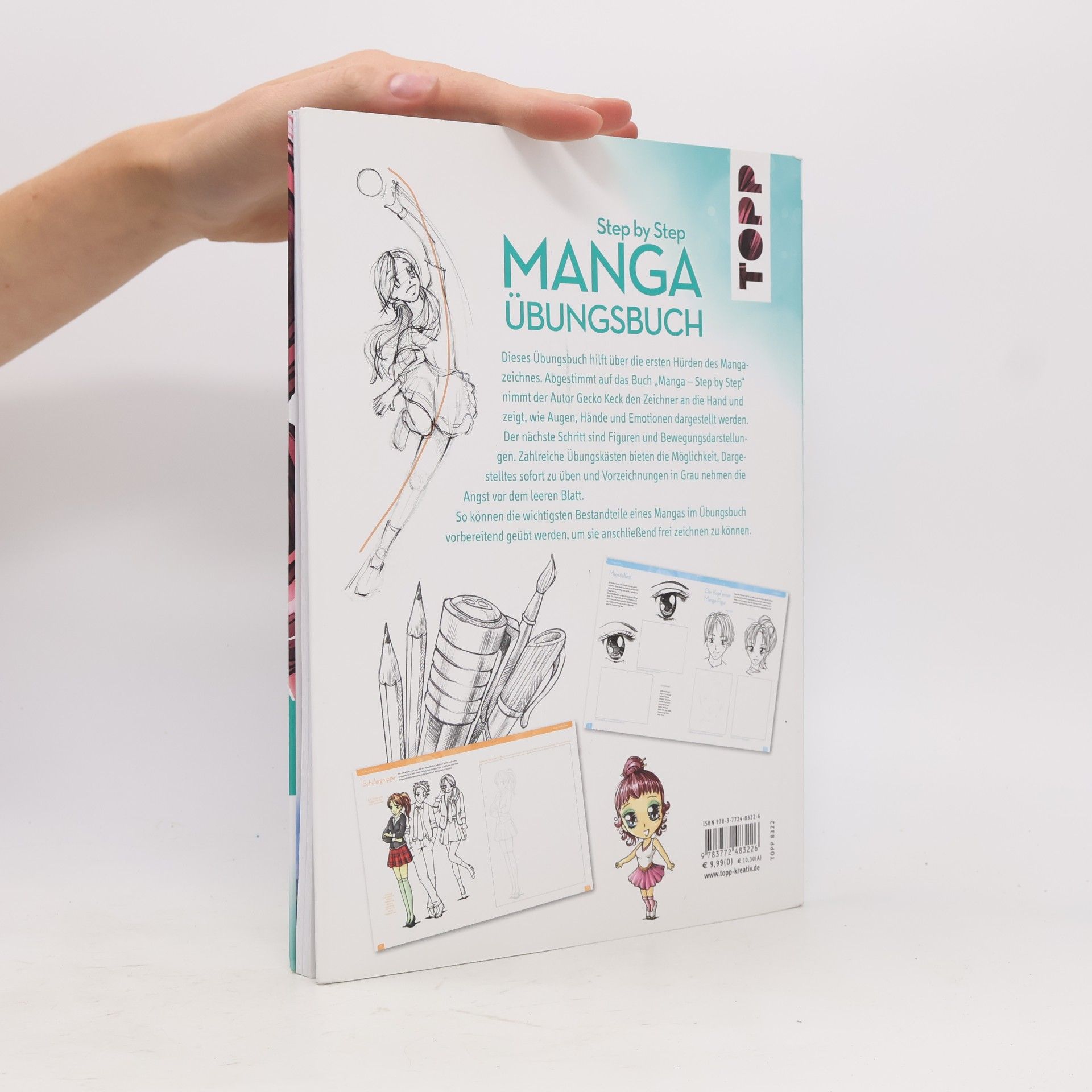 Gecko Keck Step by step Manga Übungsbuch