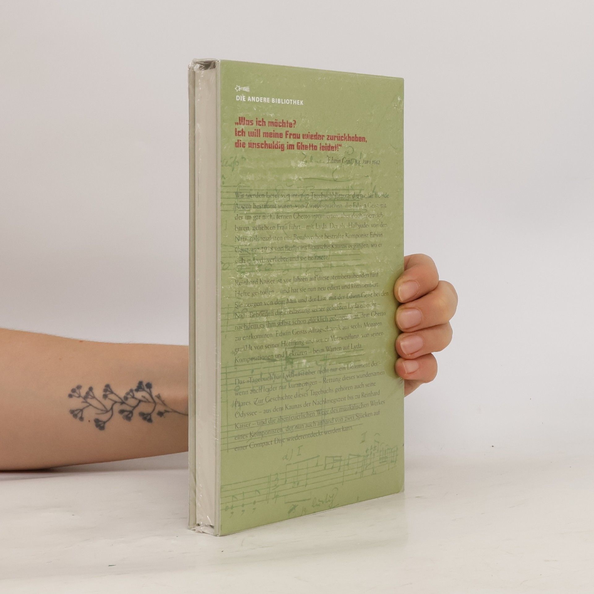 Edwin Geist Die Andere Bibliothek - 325: Stündlich zähle ich die Tage...
