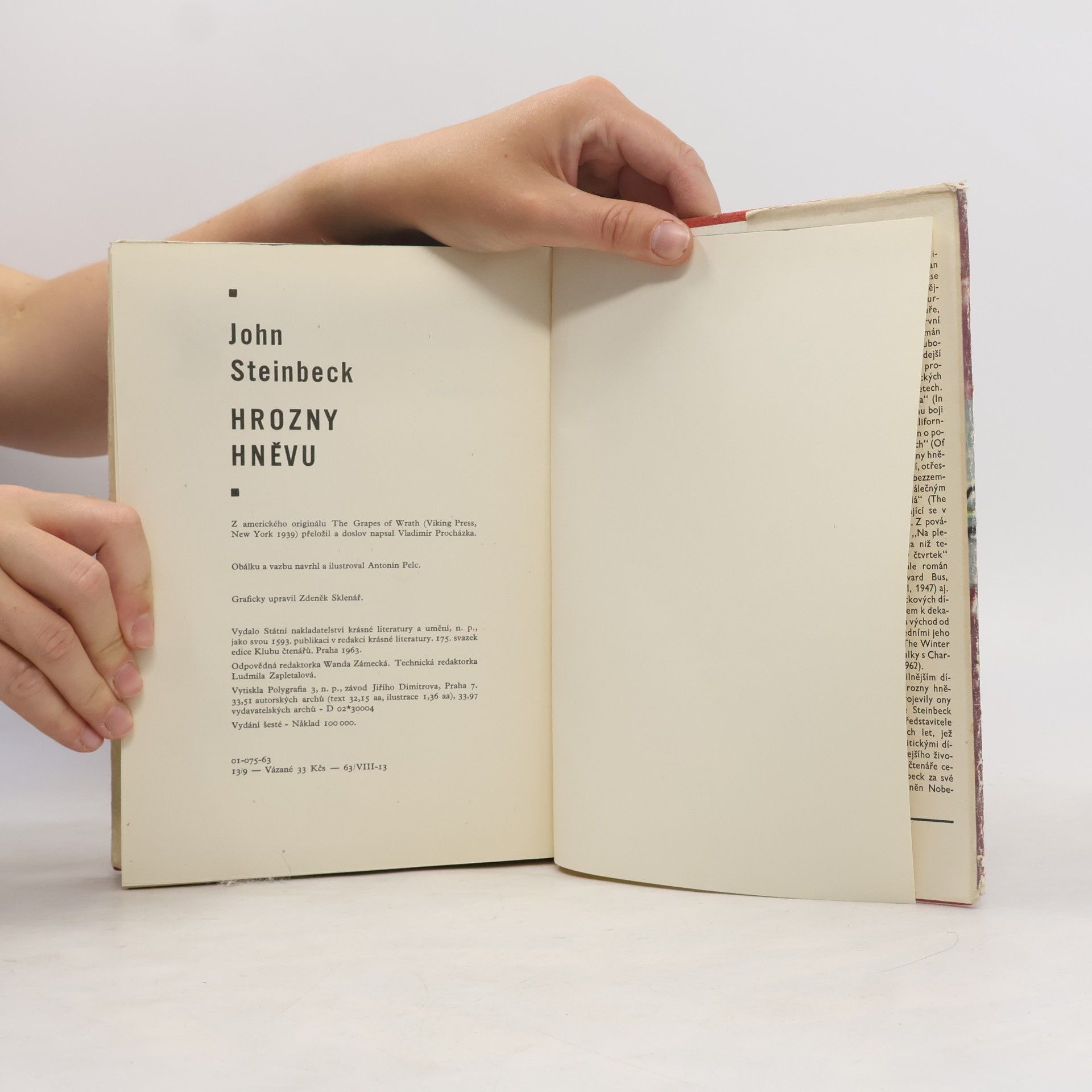 John Steinbeck Hrozny hněvu