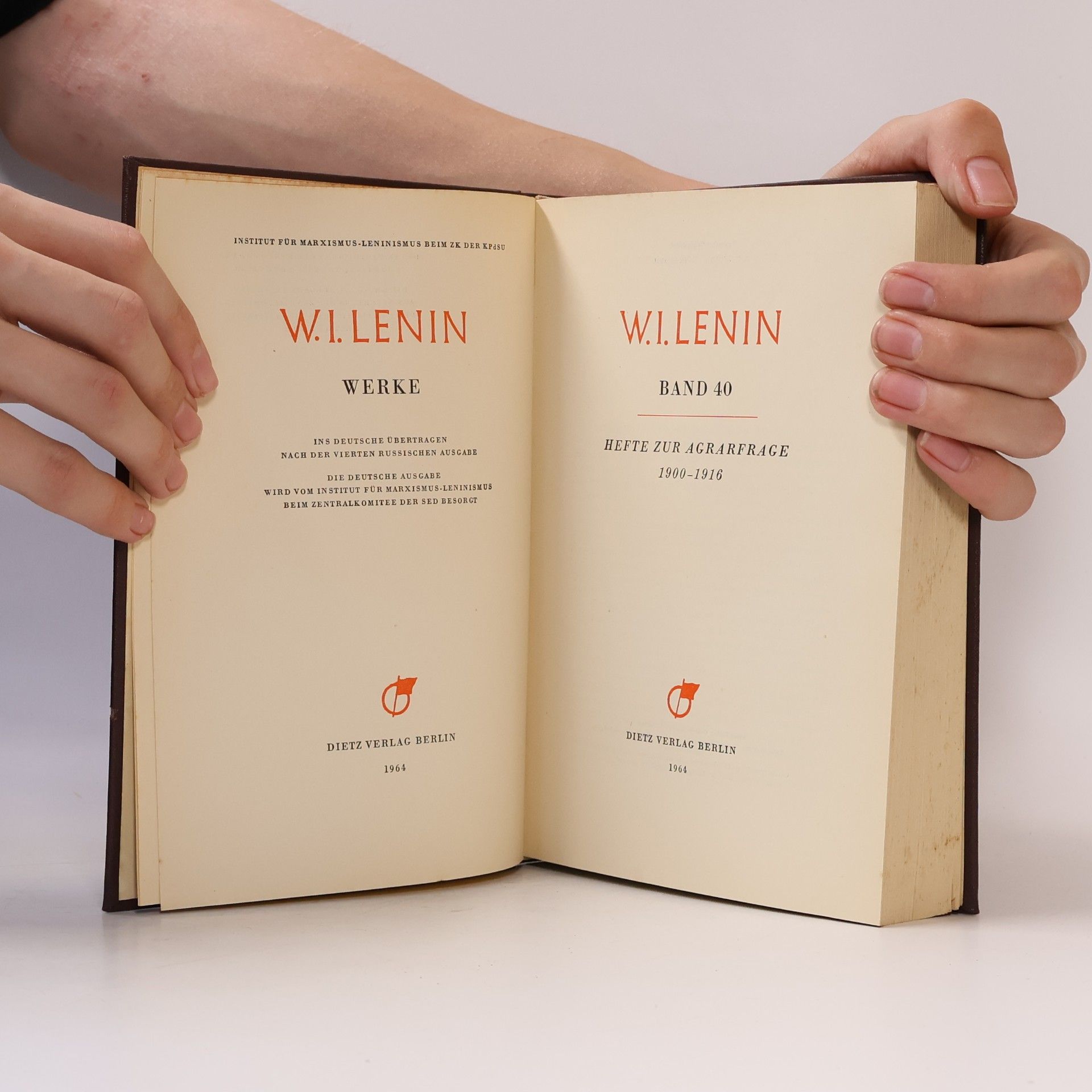 Wladimir Iljitsch Lenin Lenin Werke 40