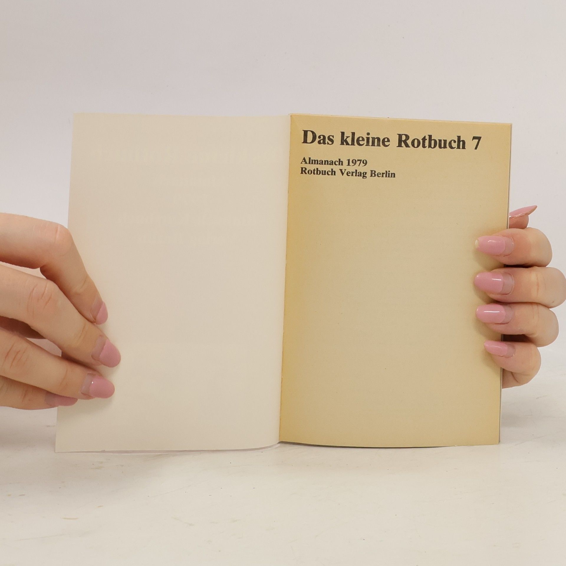 Autorenkollektiv Das kleine Rotbuch. Almanach 1979
