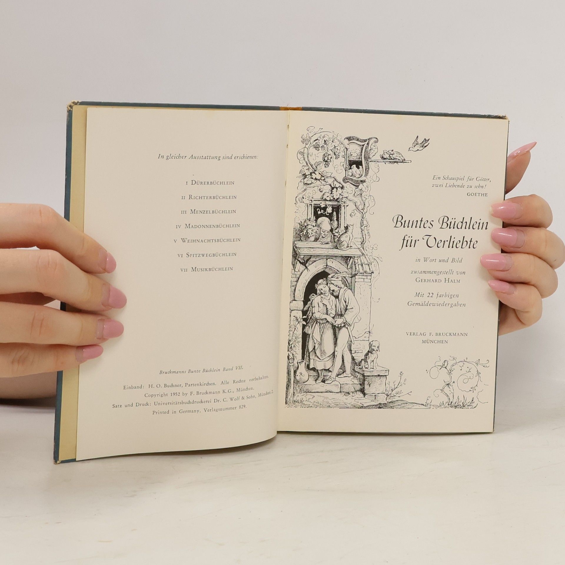 Autores varios Buntes Büchlein für Verliebte