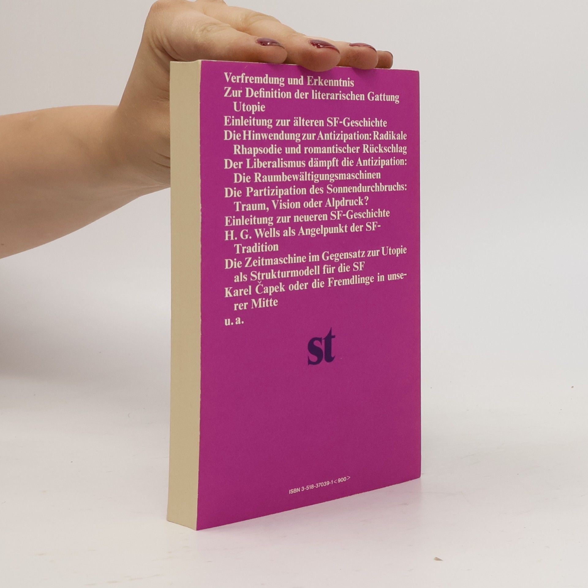 Darko Suvin Poetik der Science-fiction