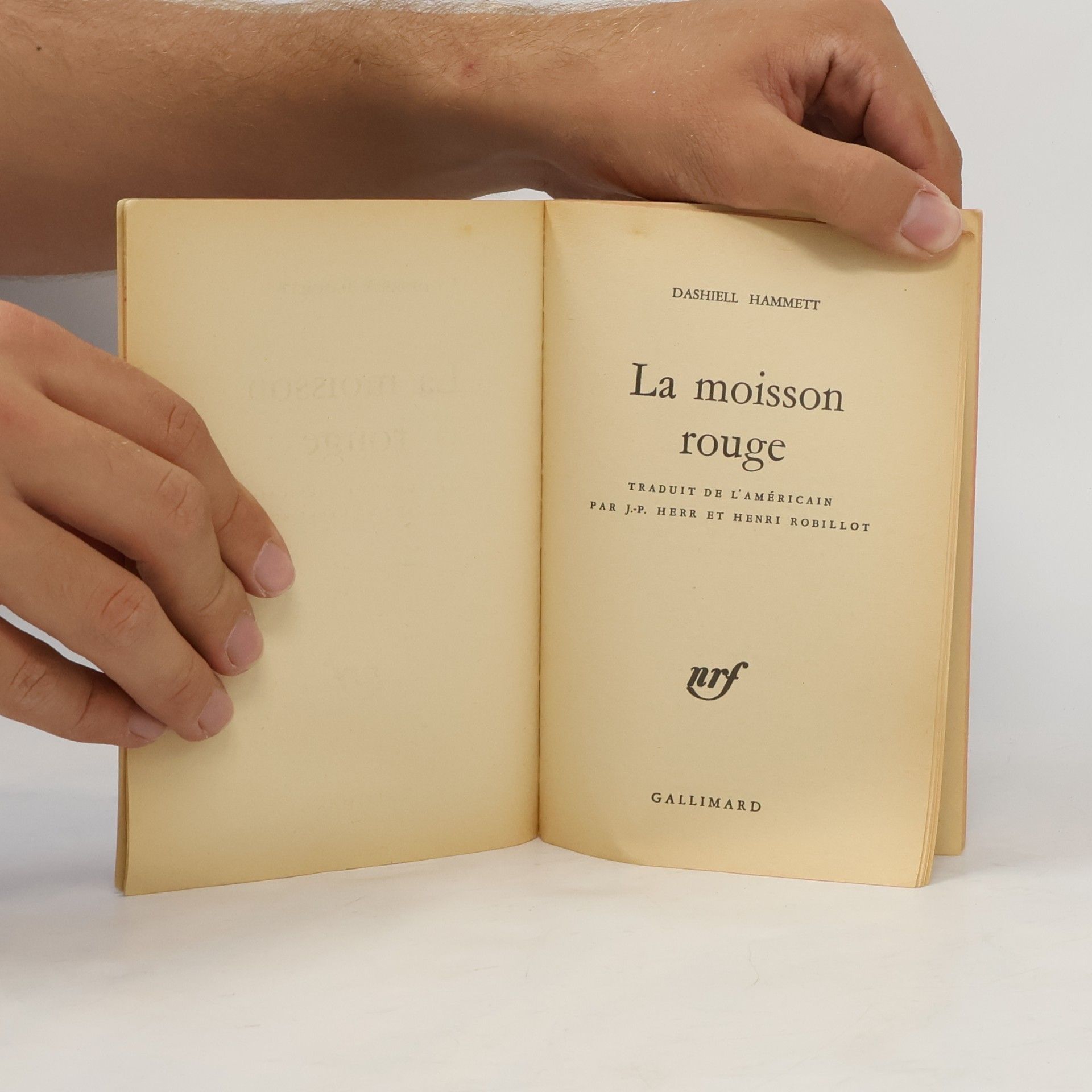 Dashiell Hammett La moisson rouge