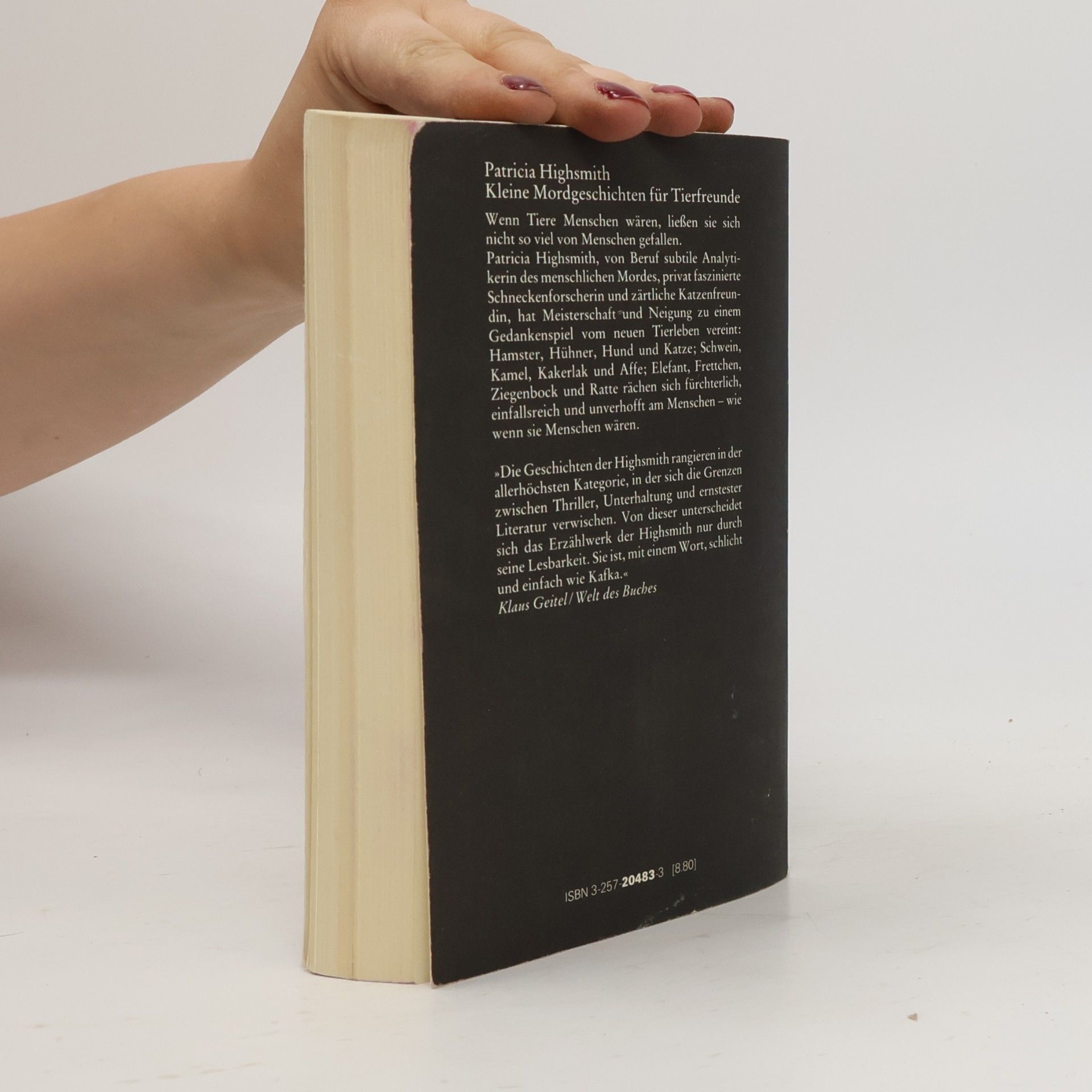 Patricia Highsmith Kleine Mordgeschichten für Tierfreunde