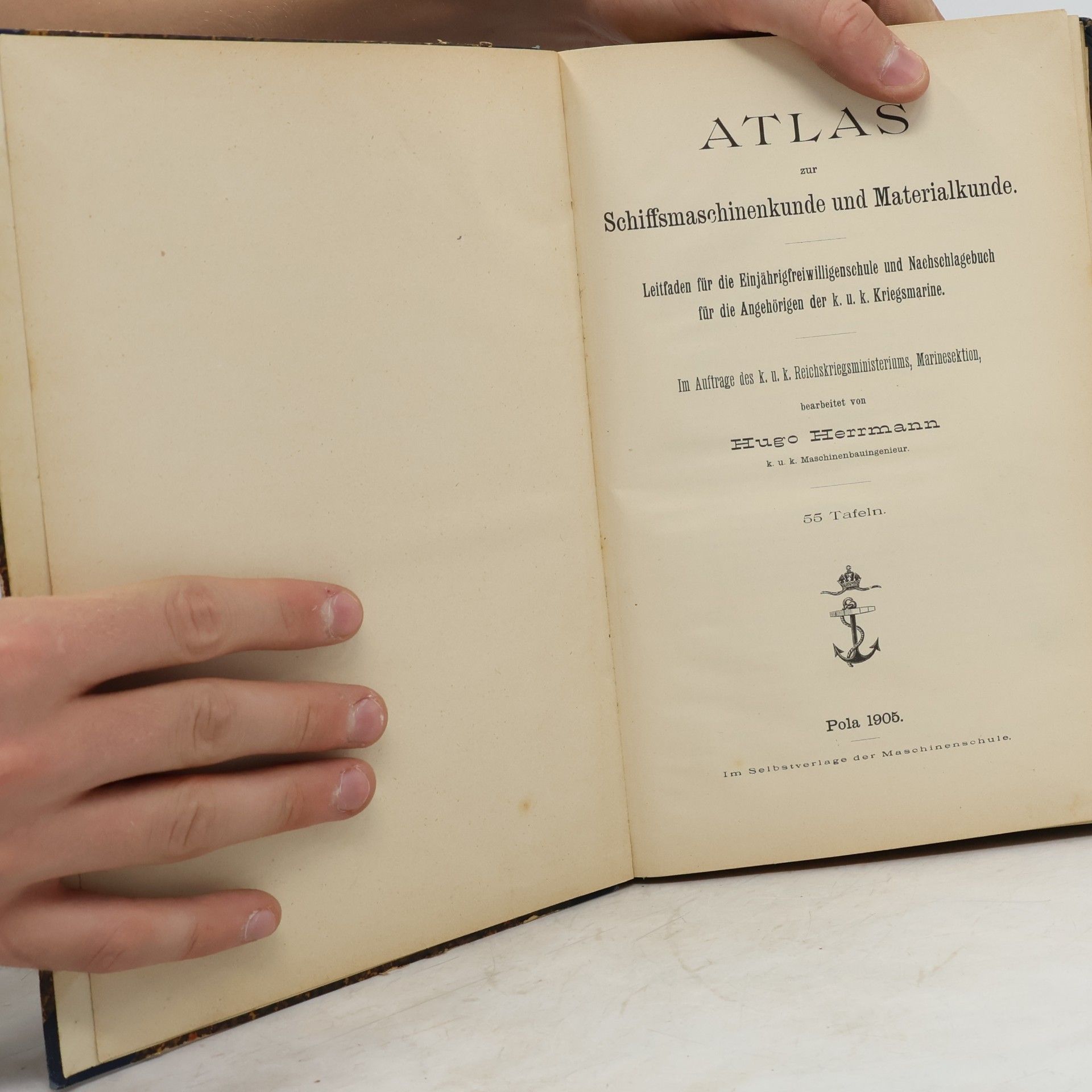 Hugo Herrmann Atlas zur Schiffsmaschinenkunde und Materialkunde