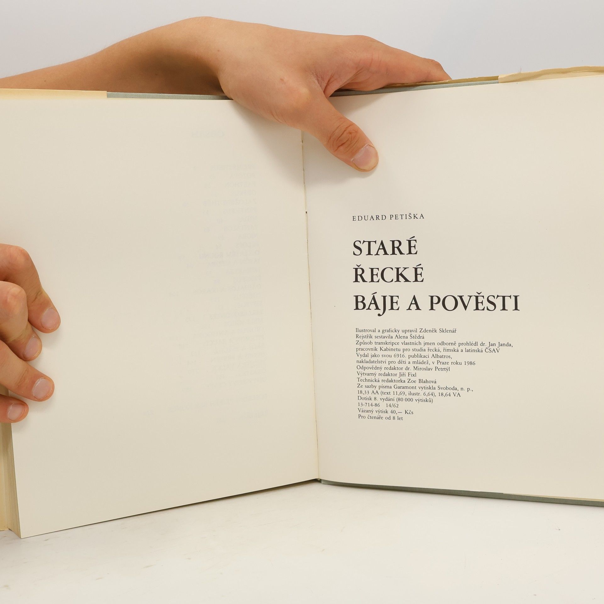 Eduard Petiška Staré řecké báje a pověsti