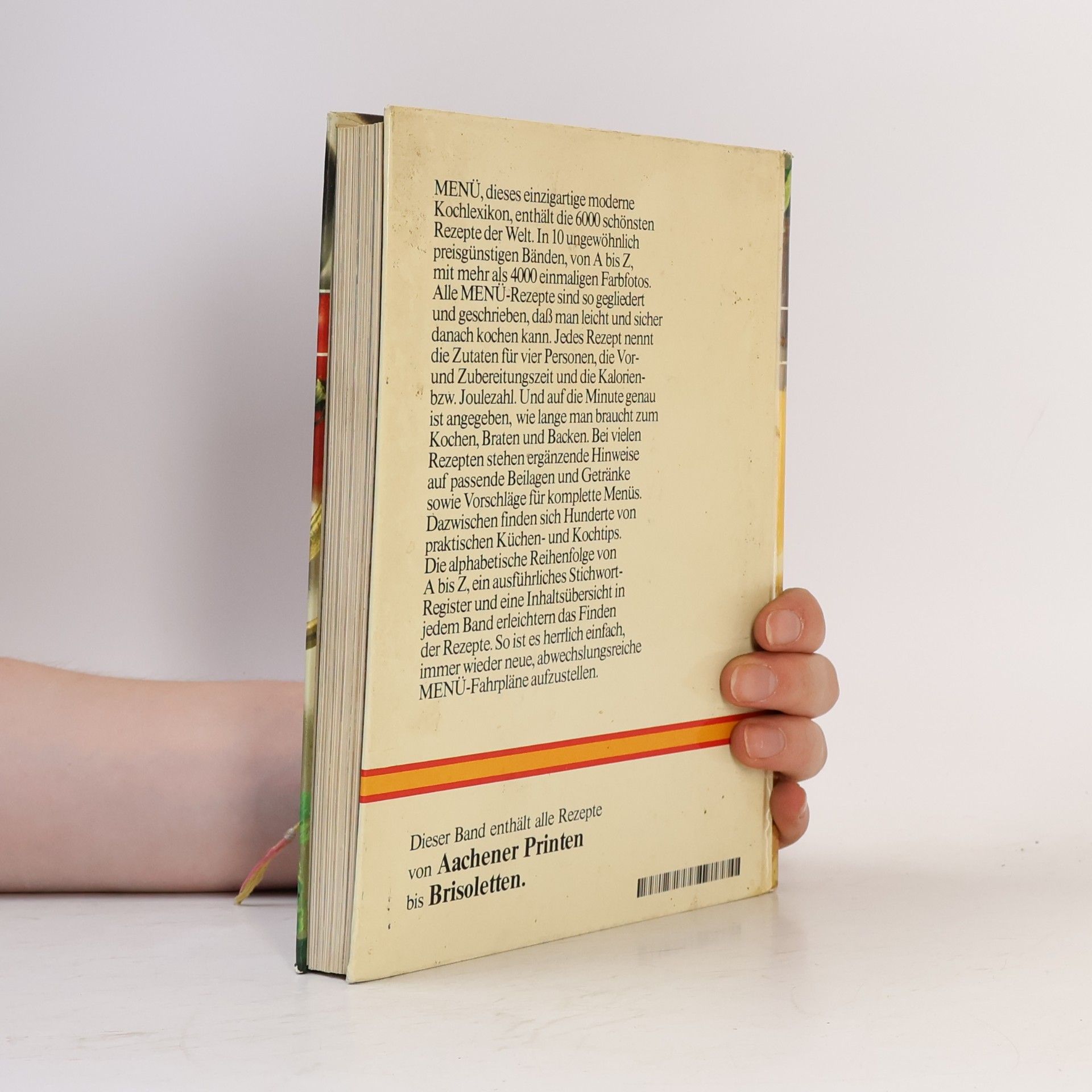 Various authors Menu 1. Das große moderne Kochlexikon
