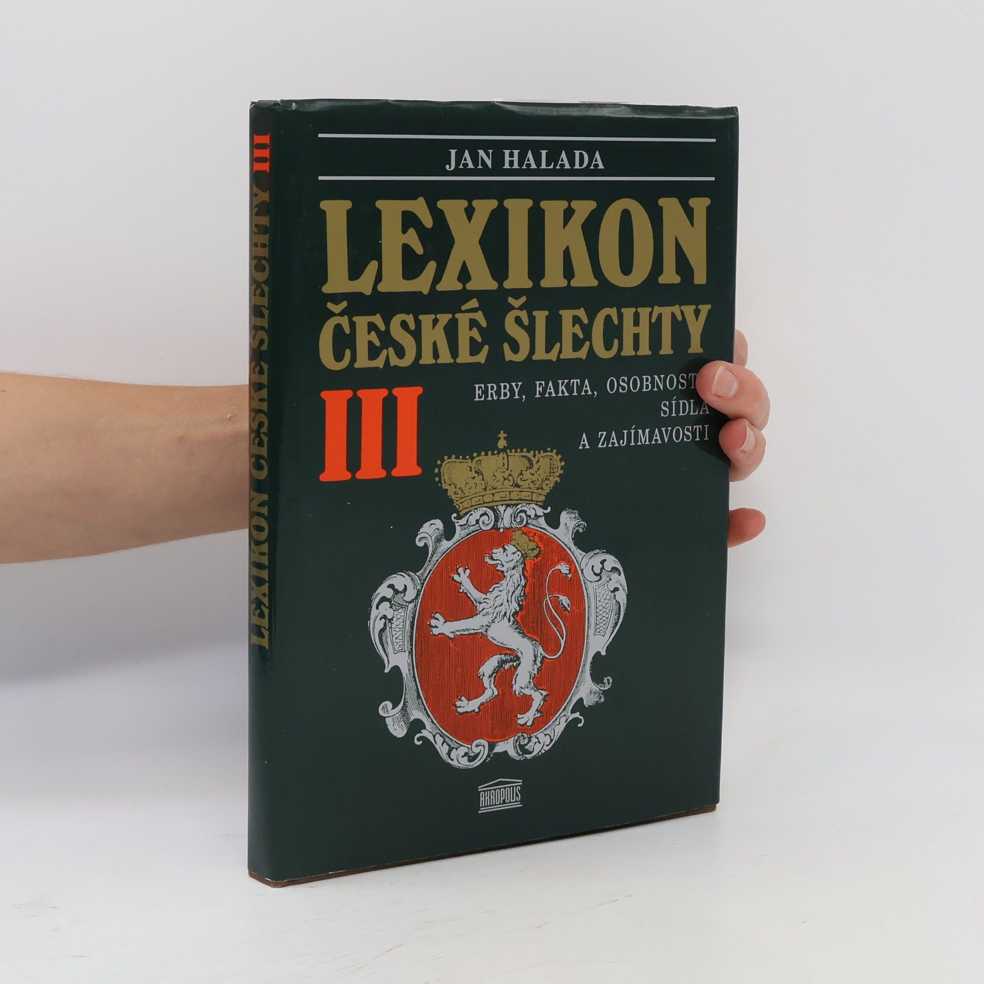 Jan Halada Lexikon české šlechty III.