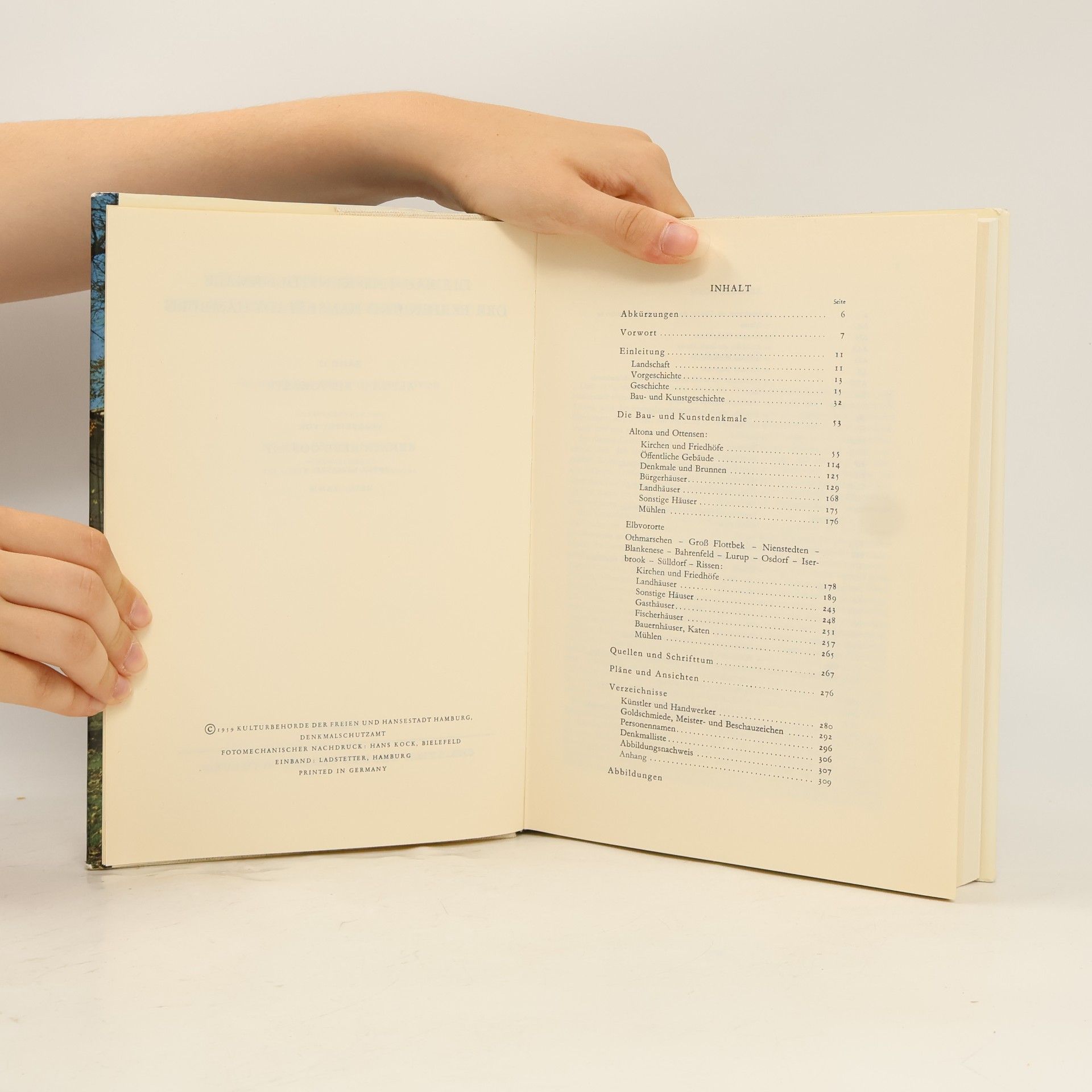 Various authors Die Bau- und Kunstdenkmale der Freien und Hansestadt Hamburg