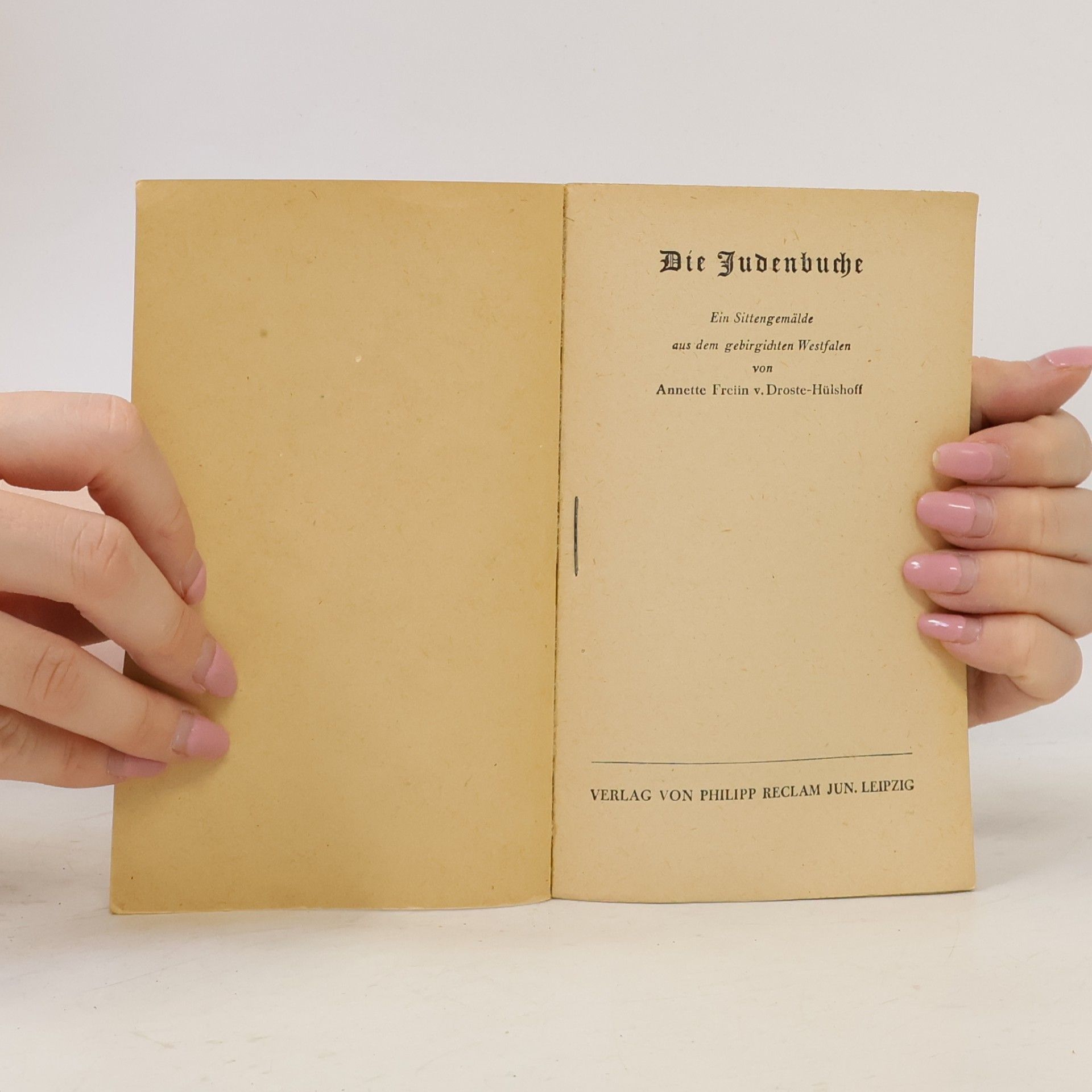 Annette v. Droste-Hülshoff Die Judenbuche