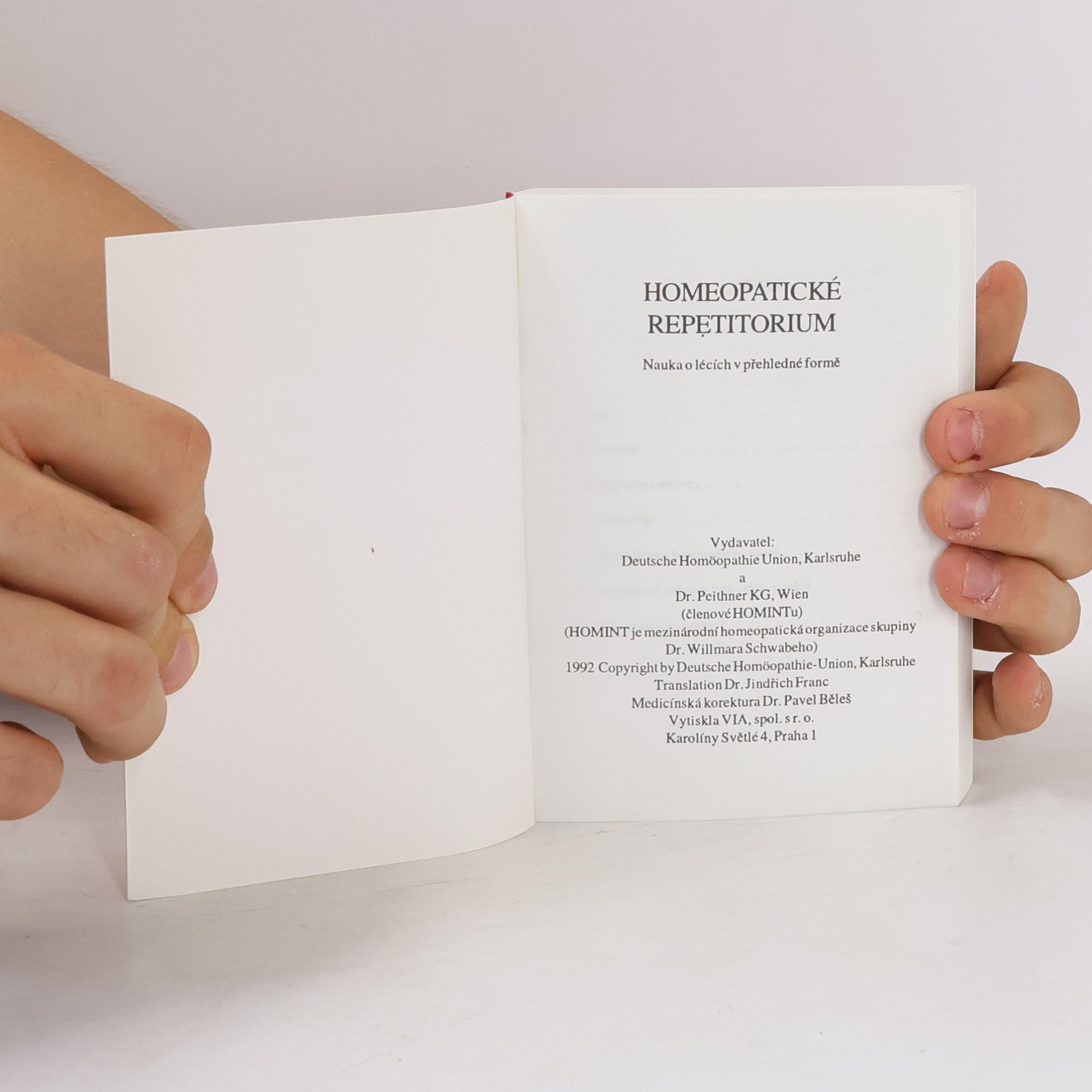 Auteurscollectief Homeopatické repetitorium