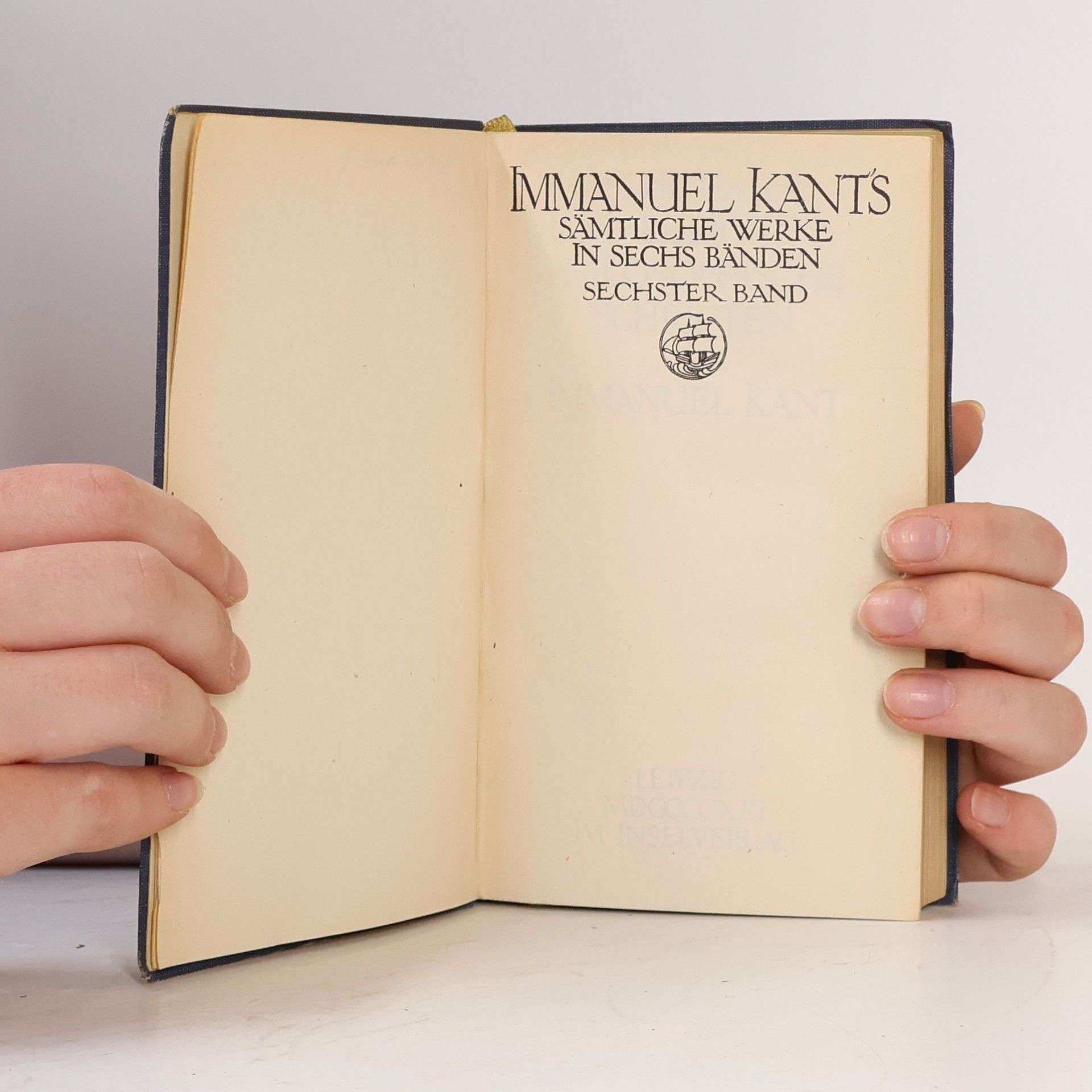 Immanuel Kant Sämtliche Werke 6